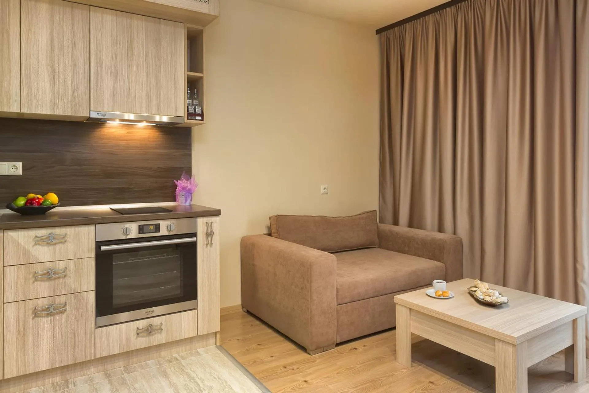 Kitchen or kitchenette in Argisht Partez Hotel ALL INCLUSIVE & BEACH BAR REBLS
