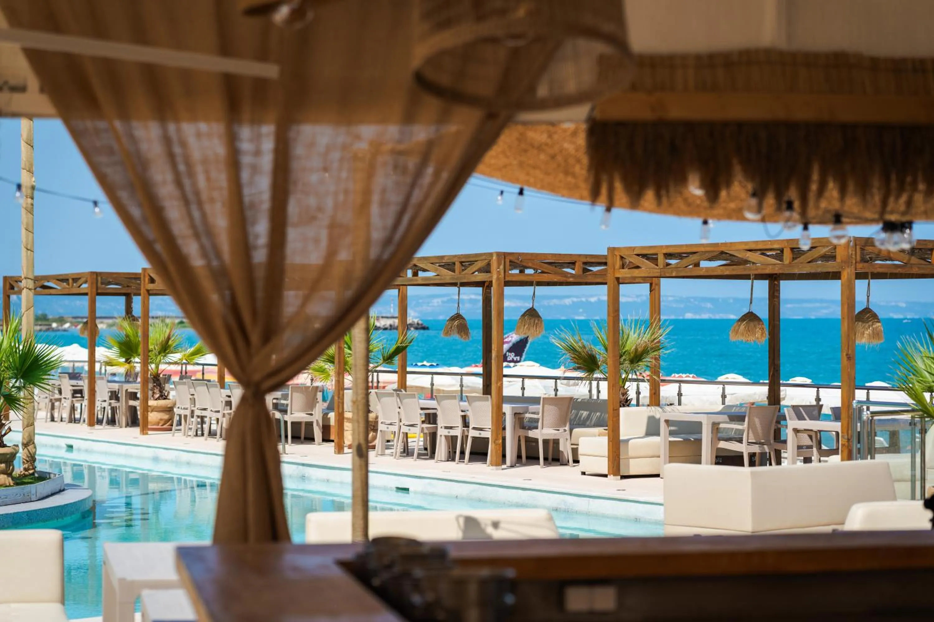 Swimming pool in Argisht Partez Hotel ALL INCLUSIVE & BEACH BAR REBLS