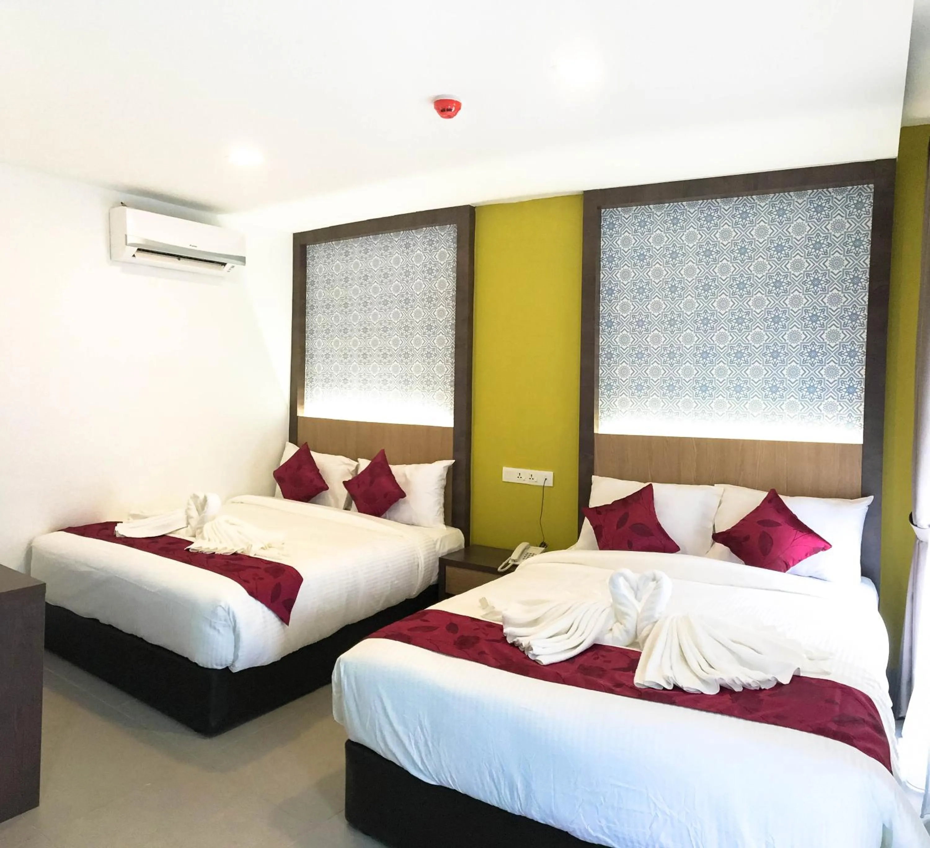 Bed in Hotel Check-In