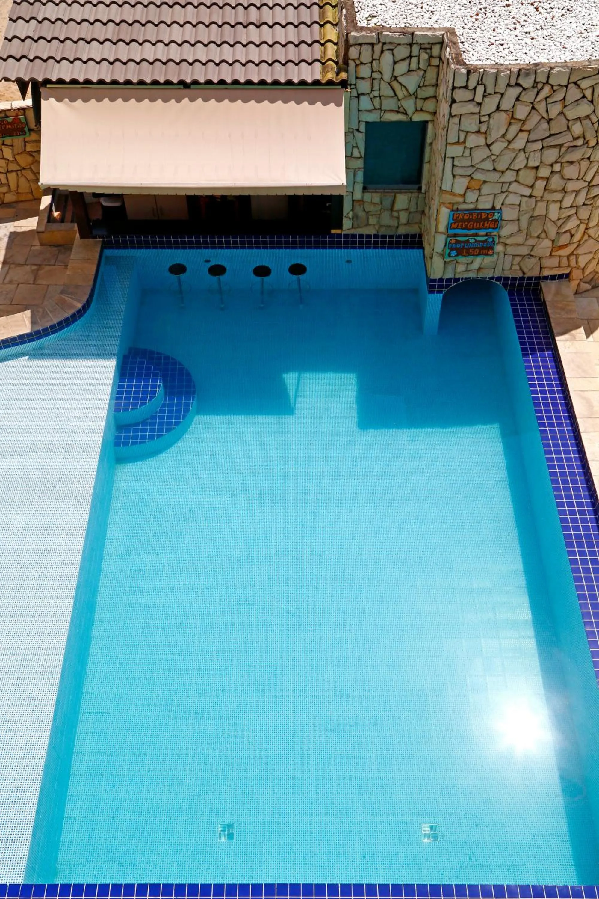 Swimming pool in Pousada Doce Cabana