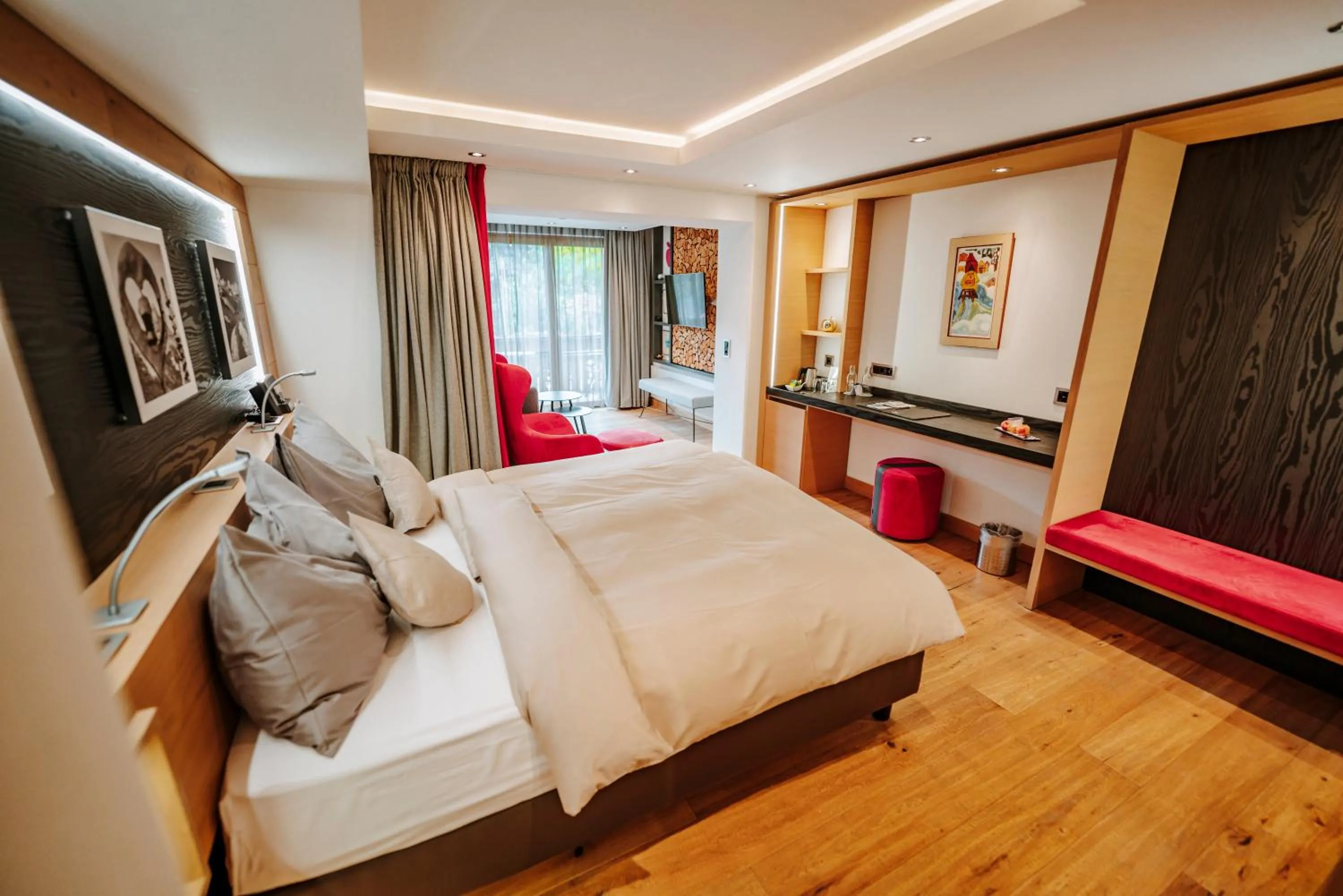 Bed in Hotel Eden Wellness