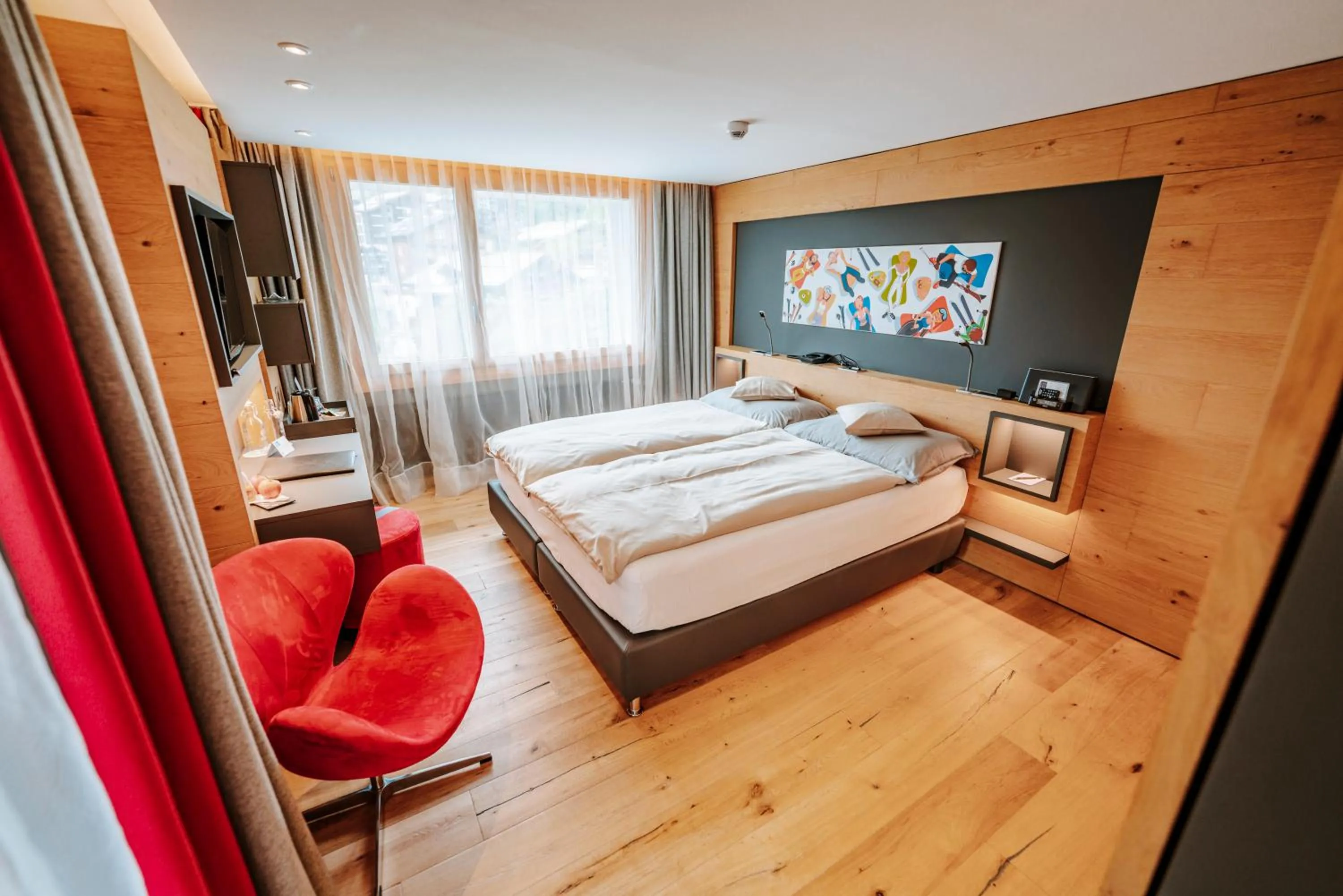 Bed in Hotel Eden Wellness