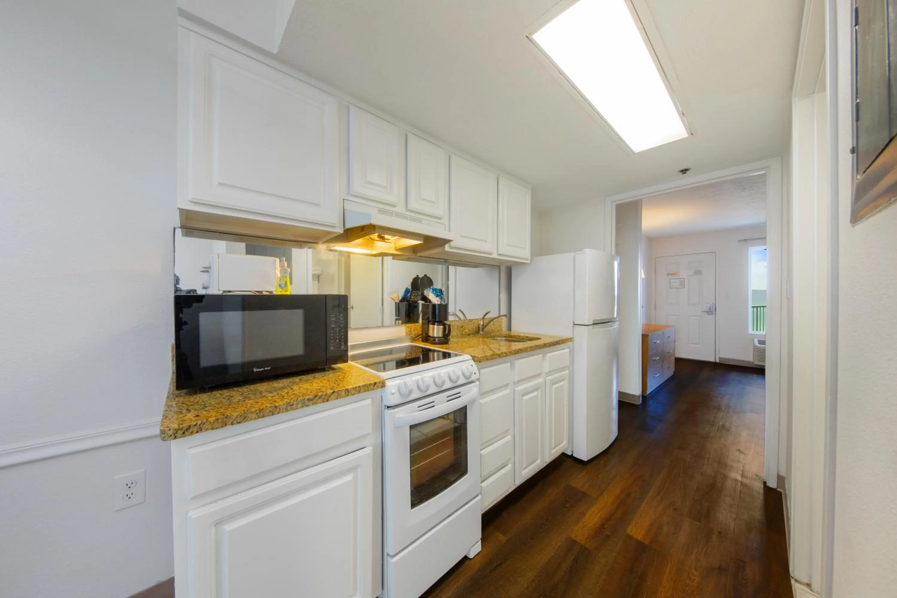Kitchen or kitchenette in Beachcomber Beachfront Hotel, a By The Sea Resort