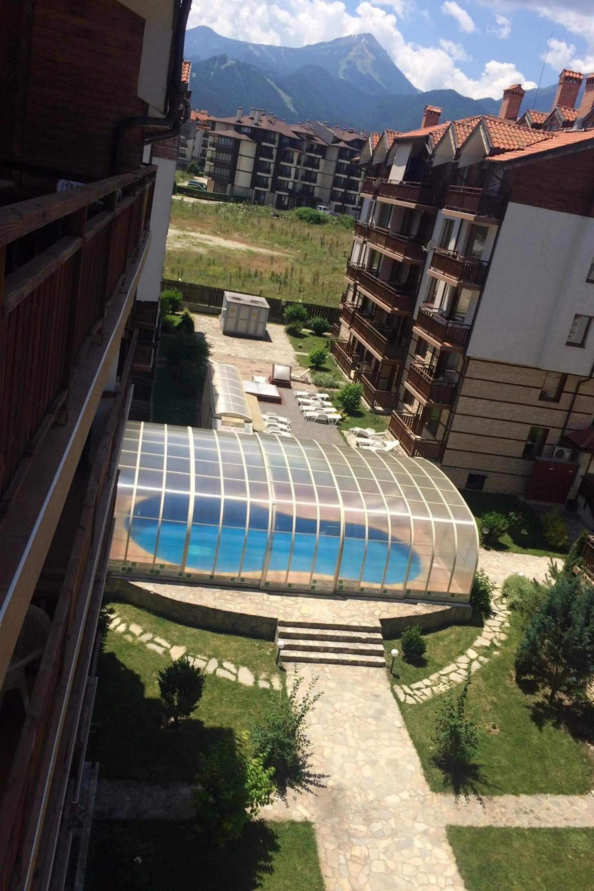 Garden in Apartments Four Leaf Clover Bansko to rent