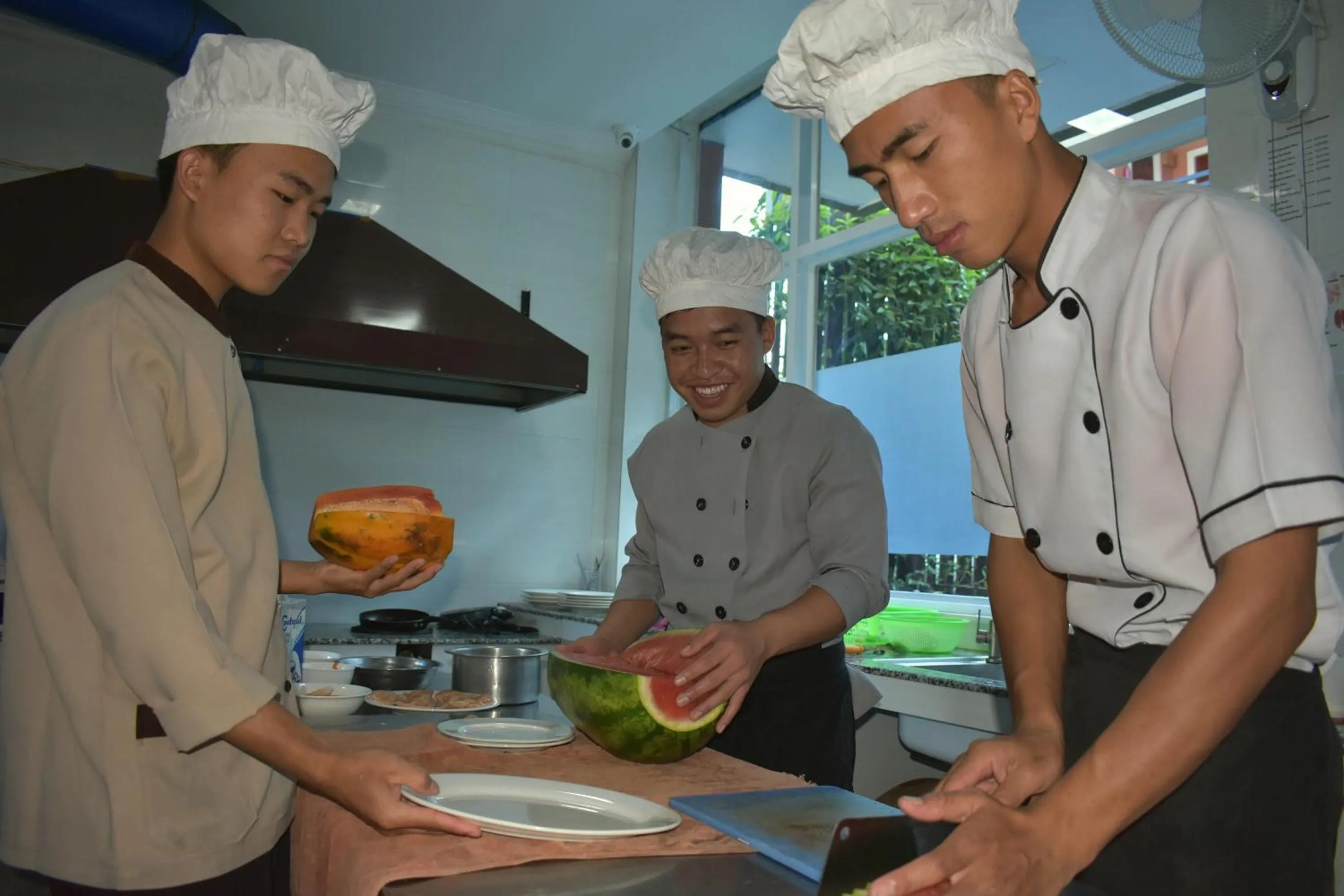 Staff in Immana Grand Inle Hotel
