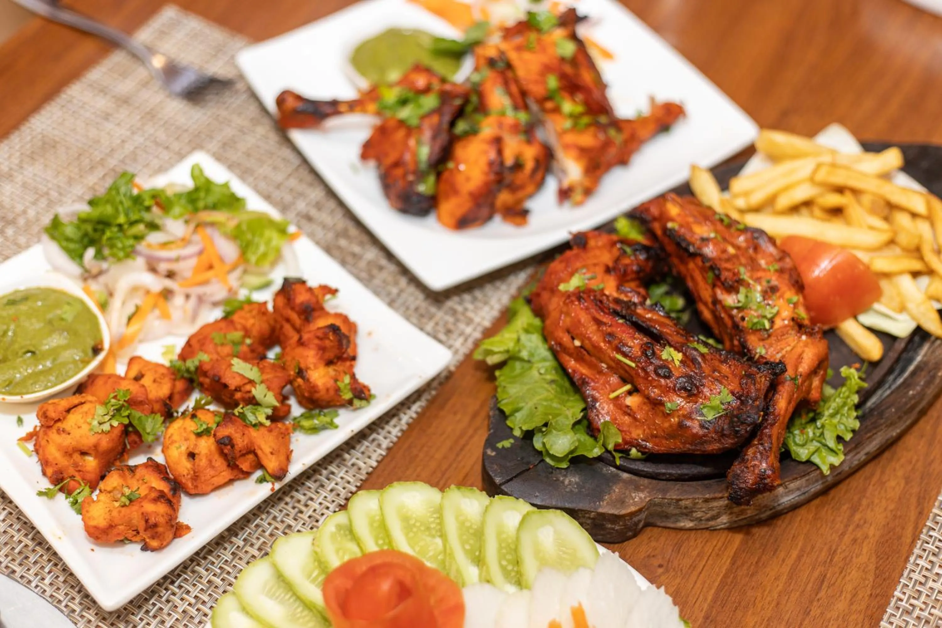 Food in Oasis Kathmandu Hotel