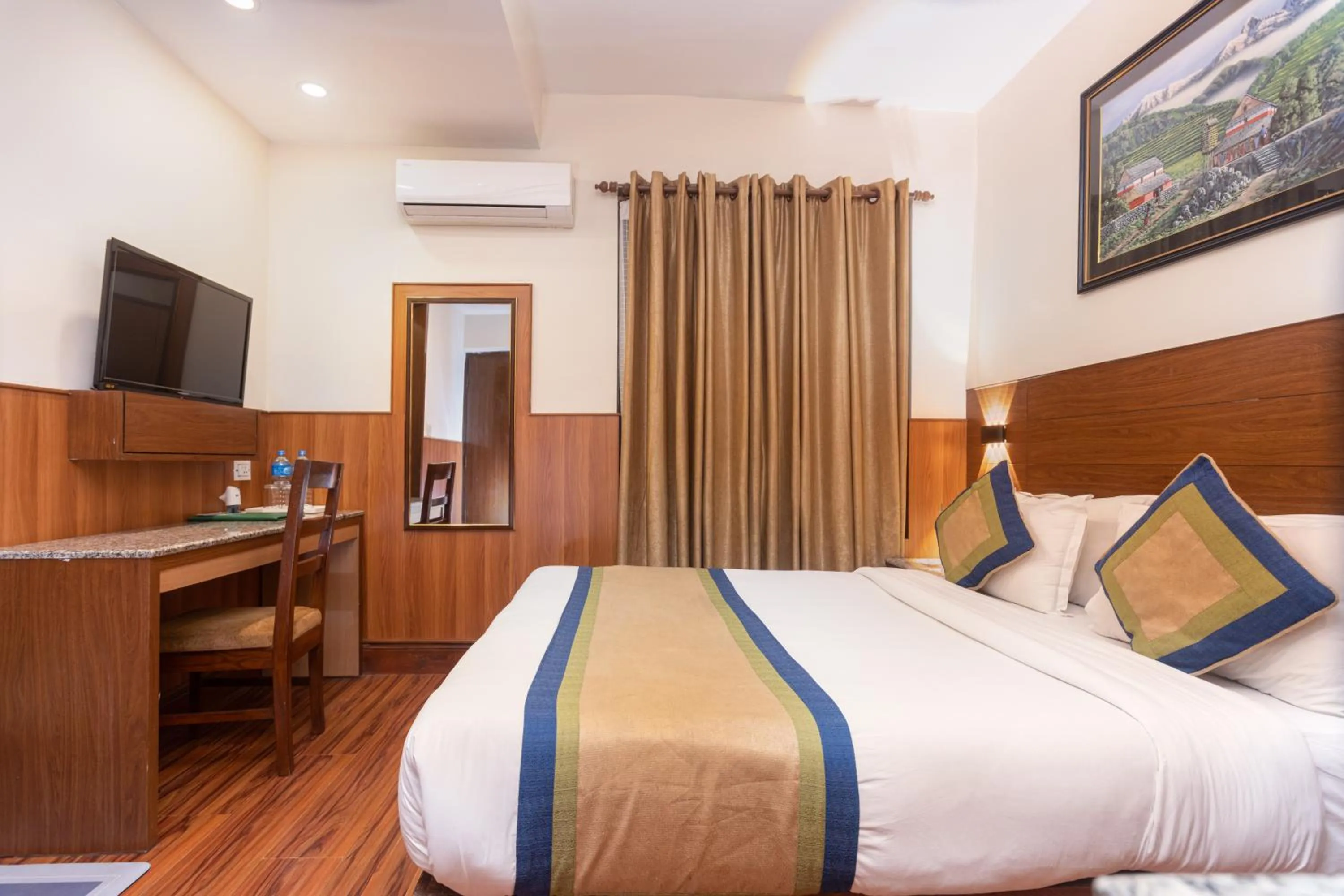 Bedroom, Bed in Oasis Kathmandu Hotel