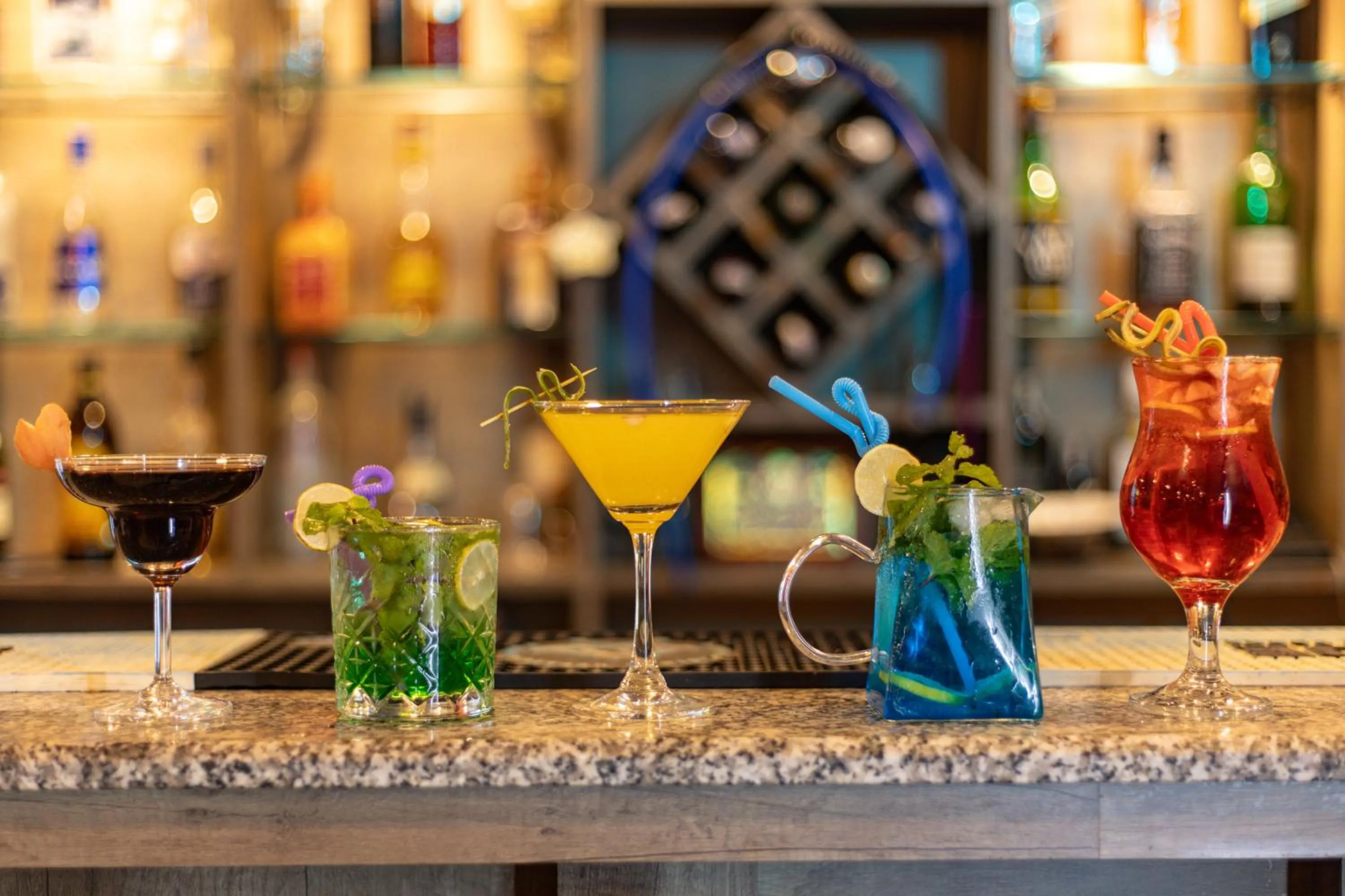 Drinks in Oasis Kathmandu Hotel