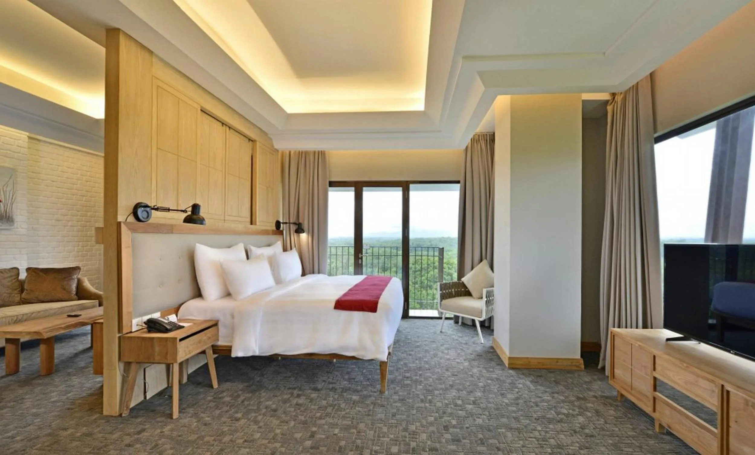 Bed in Famvida Hotel Lubuklinggau