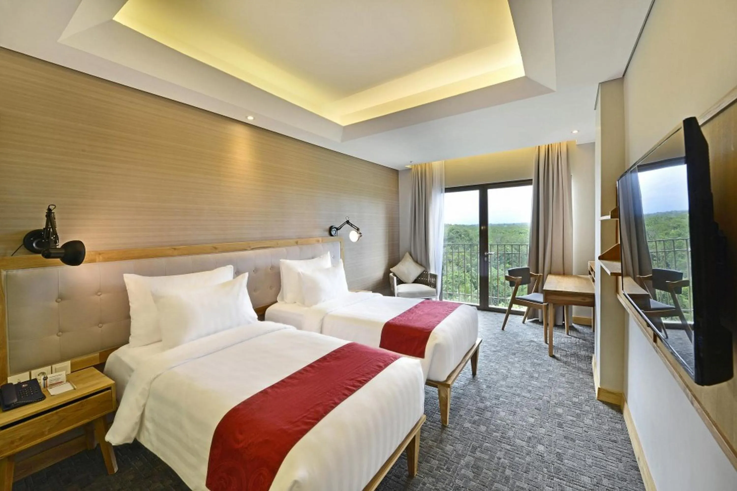 Bed in Famvida Hotel Lubuklinggau