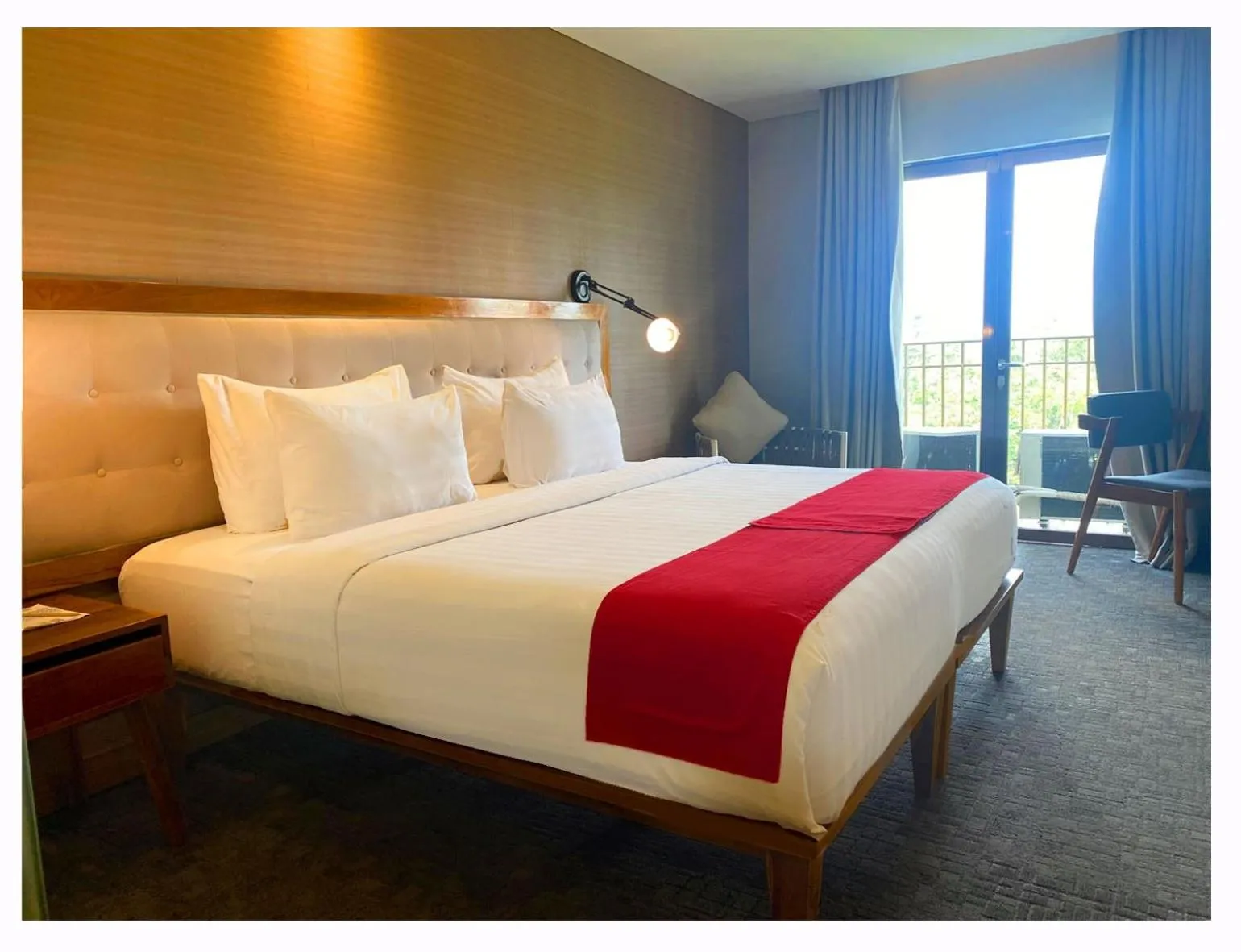 Bed in Famvida Hotel Lubuklinggau