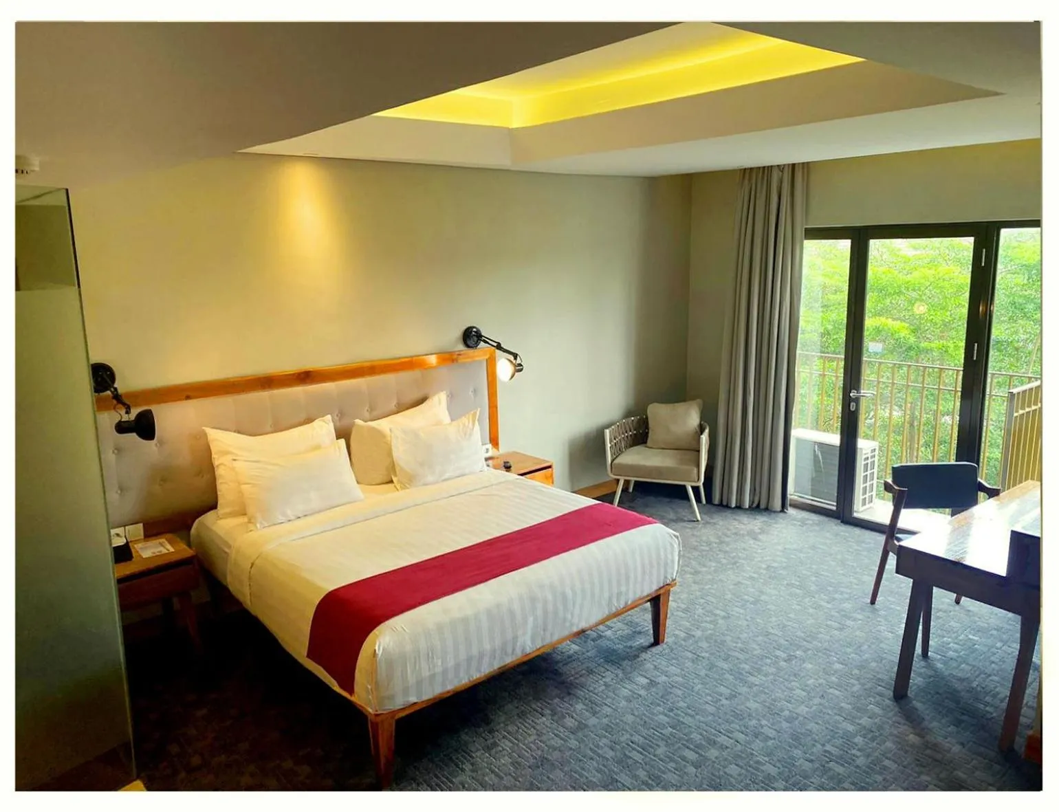 Bed in Famvida Hotel Lubuklinggau