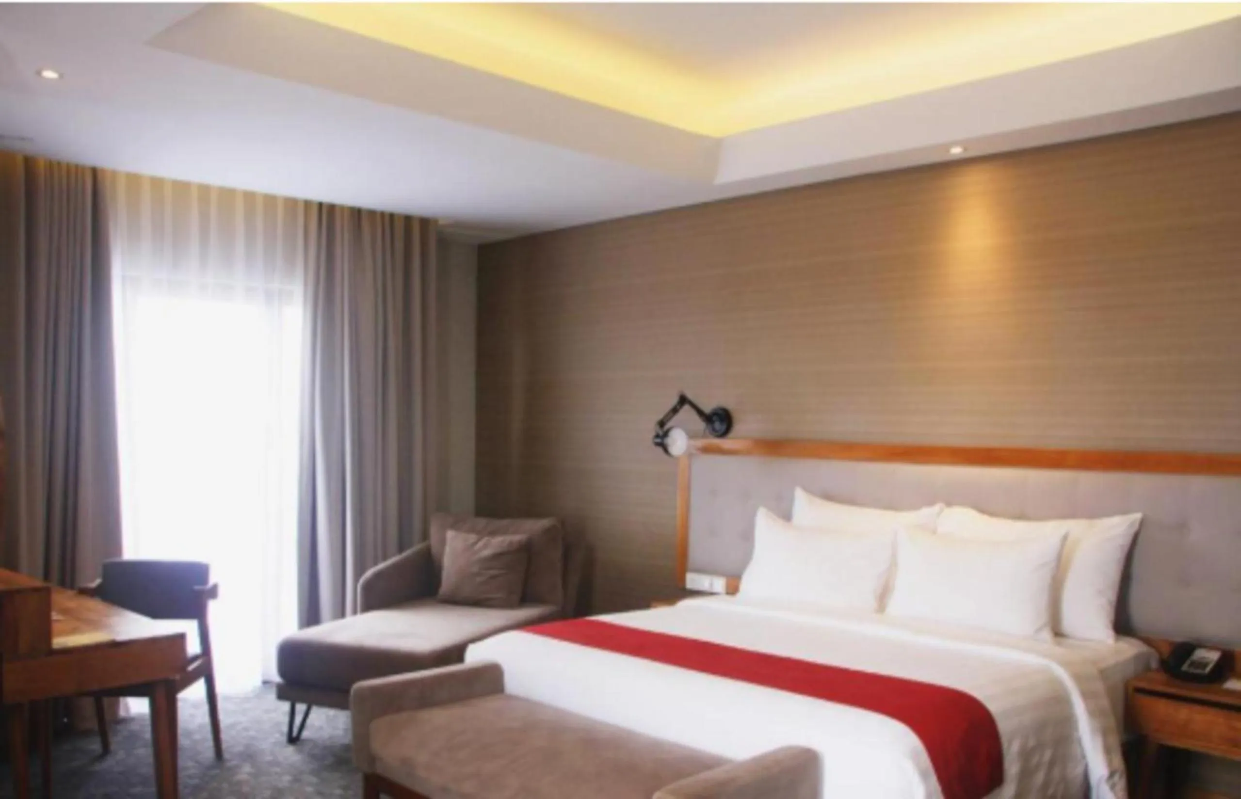 Bed in Famvida Hotel Lubuklinggau