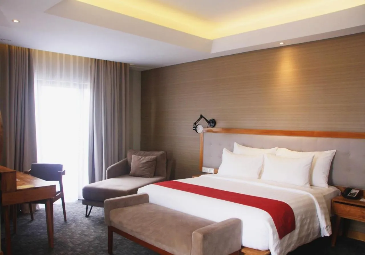 Bed in Famvida Hotel Lubuklinggau