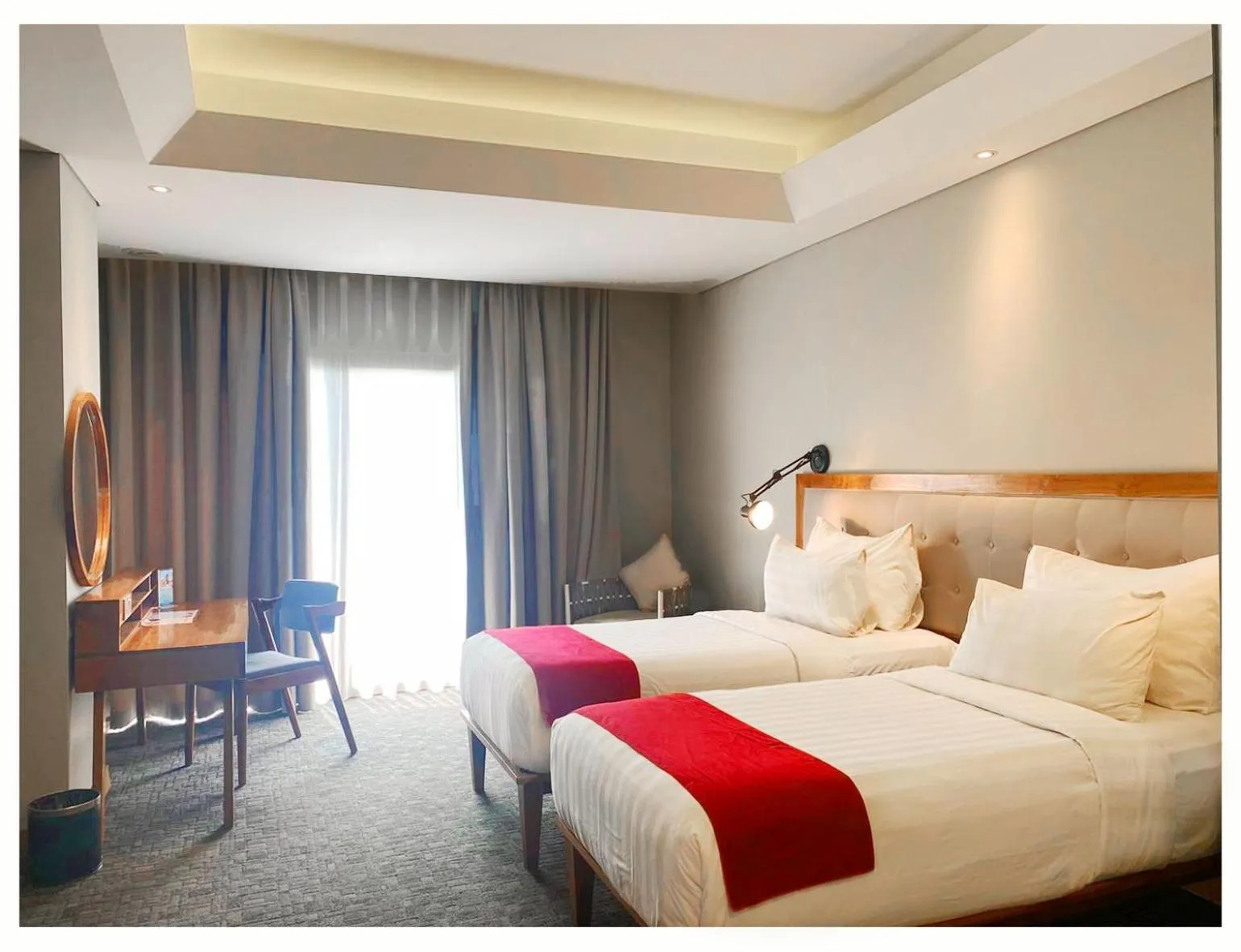 Bed in Famvida Hotel Lubuklinggau