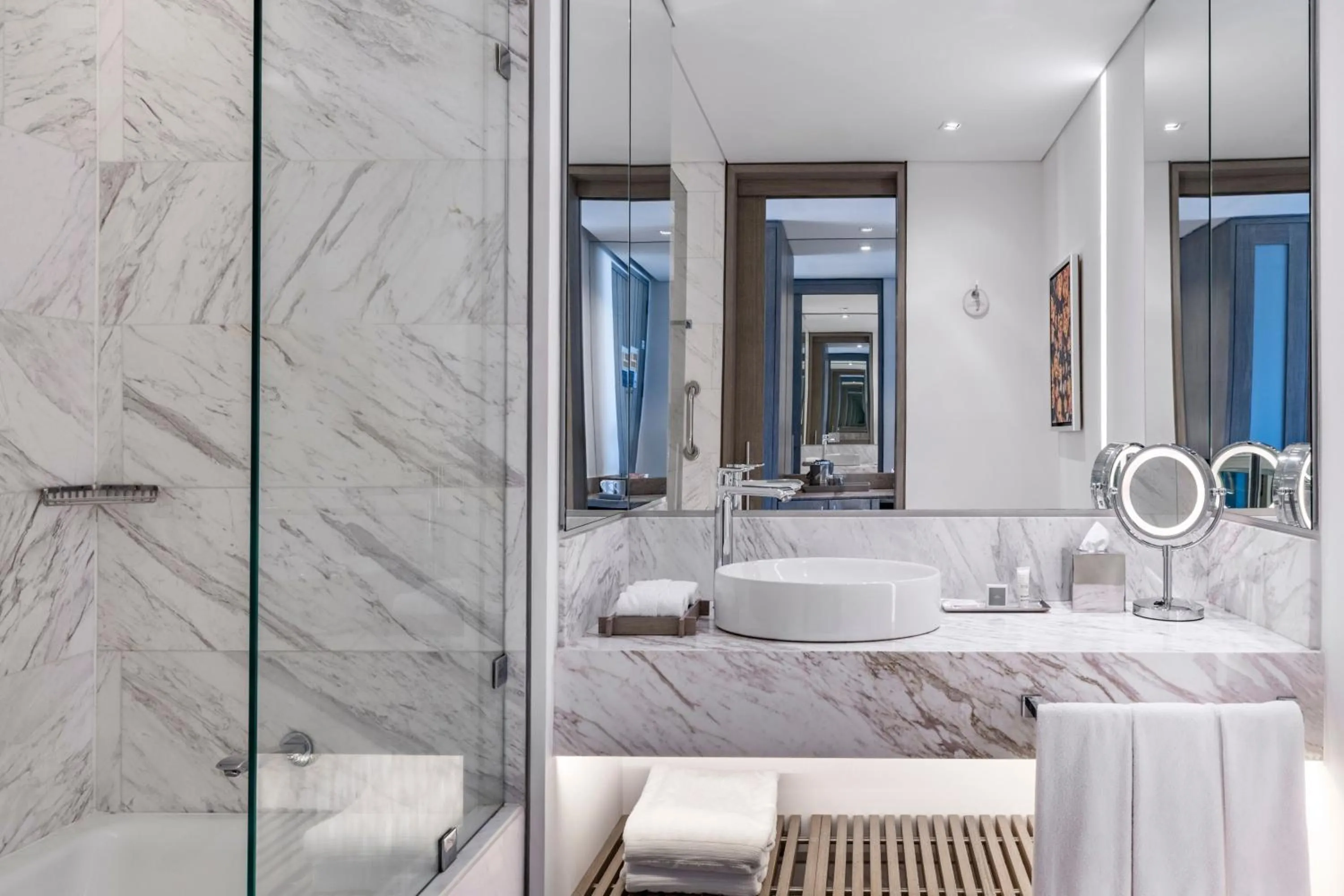 Bathroom in Medellin Marriott Hotel