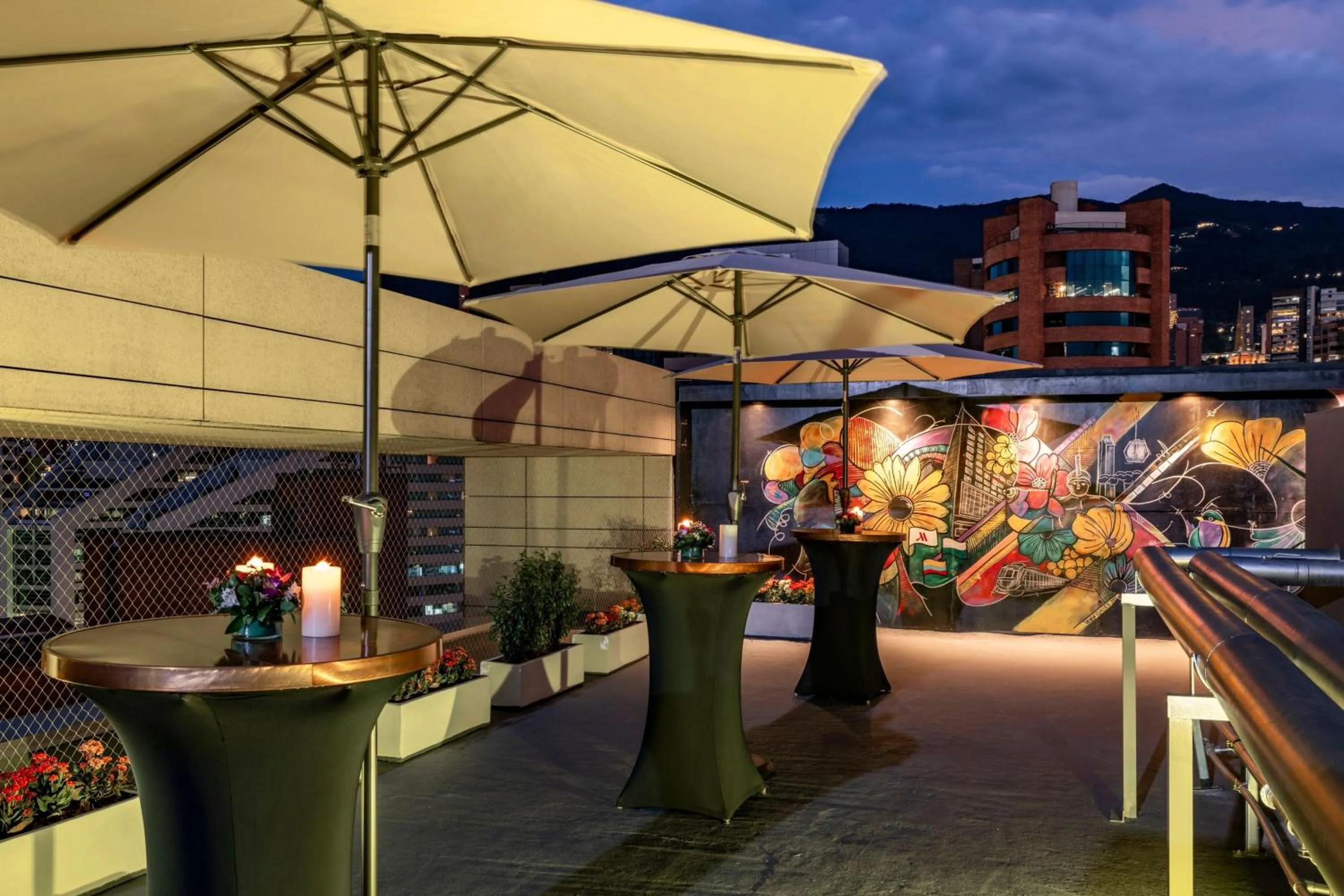 Restaurant/places to eat in Medellin Marriott Hotel