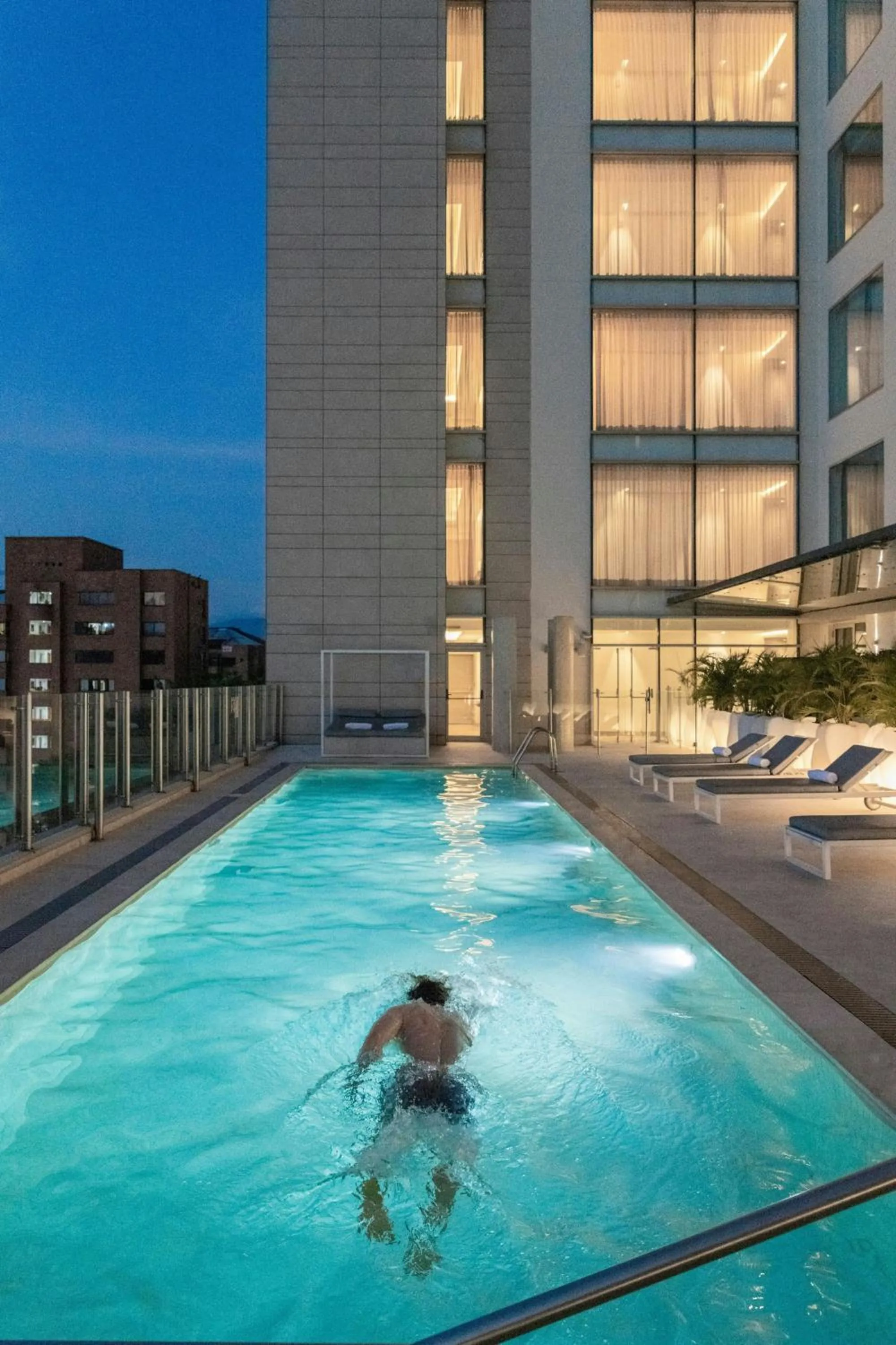 Fitness centre/facilities in Medellin Marriott Hotel