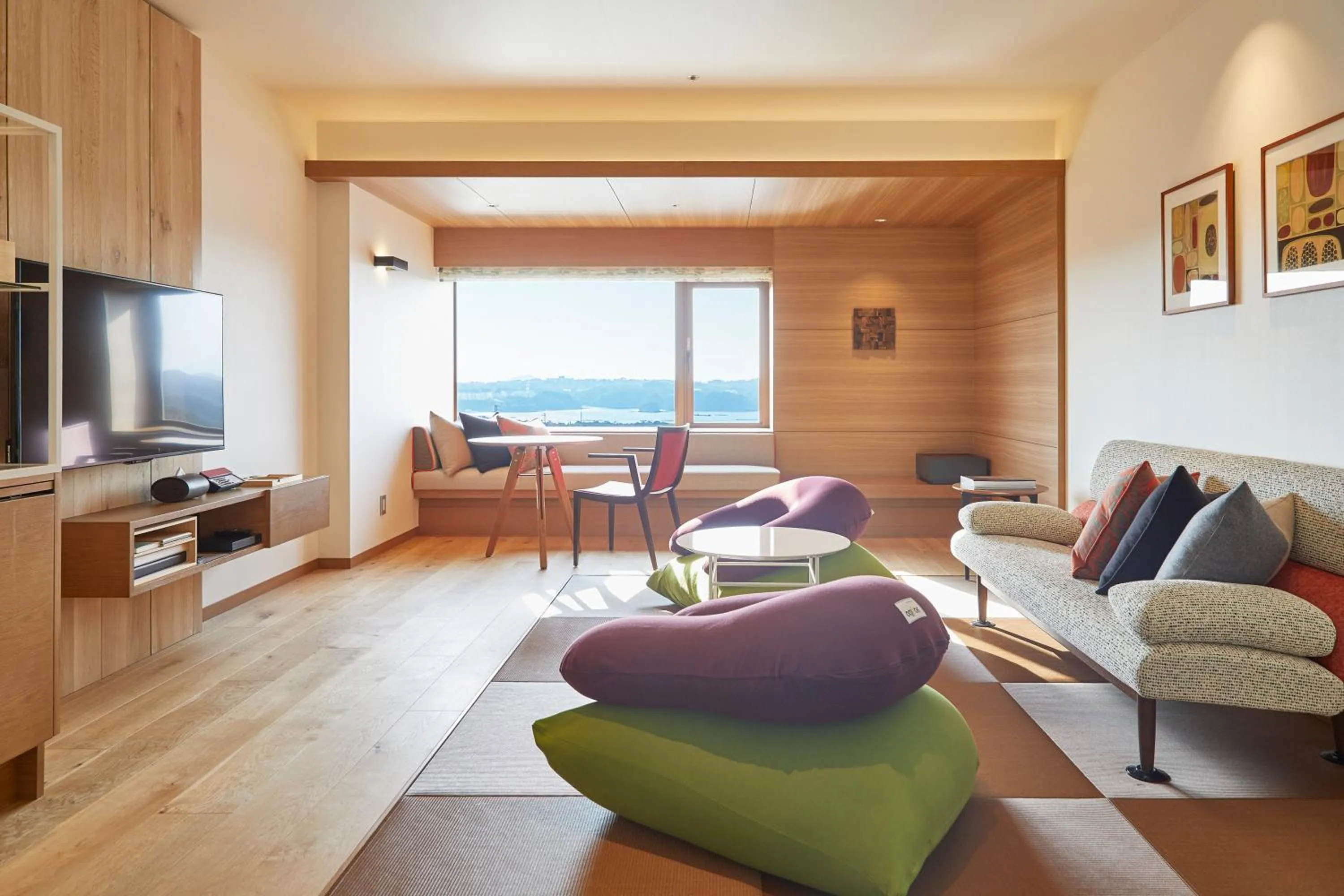 Living room in Shima Kanko Hotel The Classic