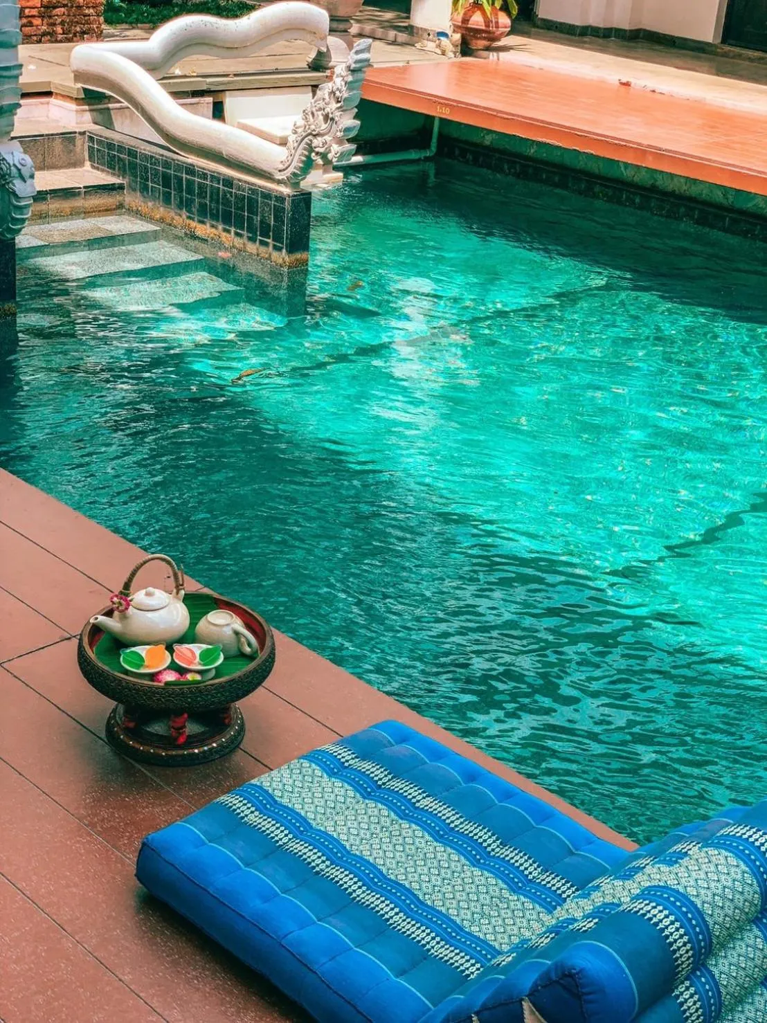 Pool view in Gudi Boutique Hotel