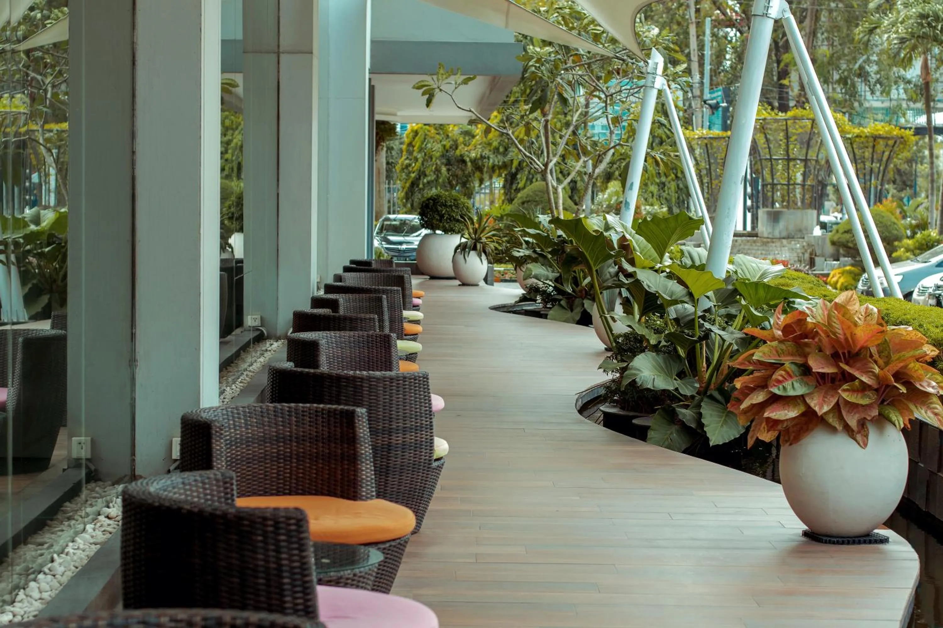 Patio in Grand Mercure Medan Angkasa