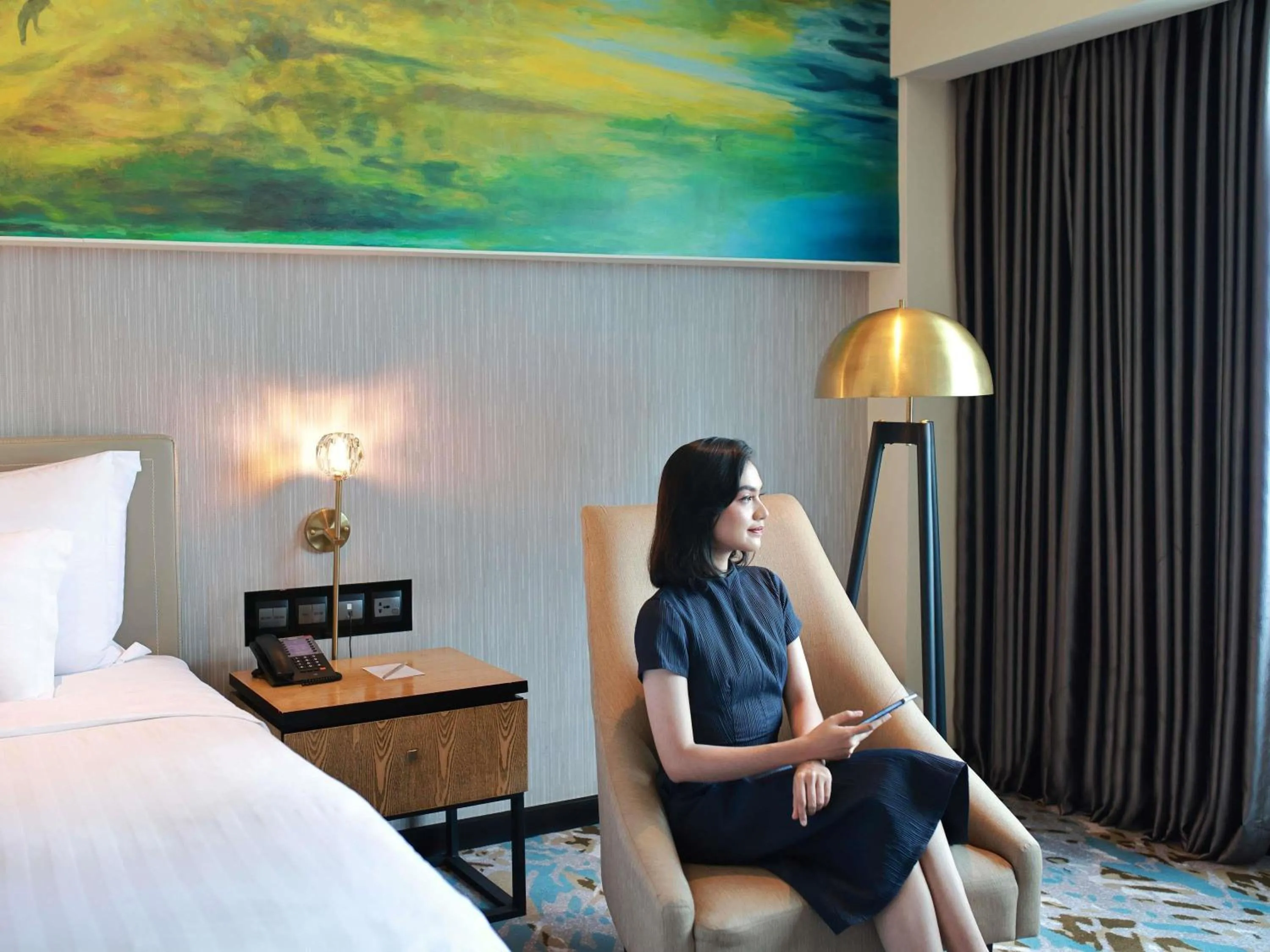 Bedroom, Bed in Grand Mercure Medan Angkasa