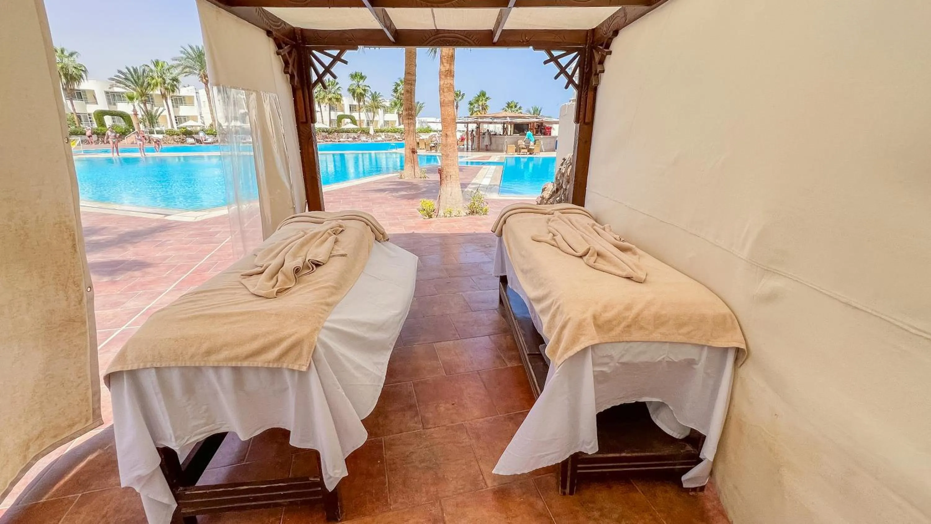 sunbed in Sharm Reef Hotel