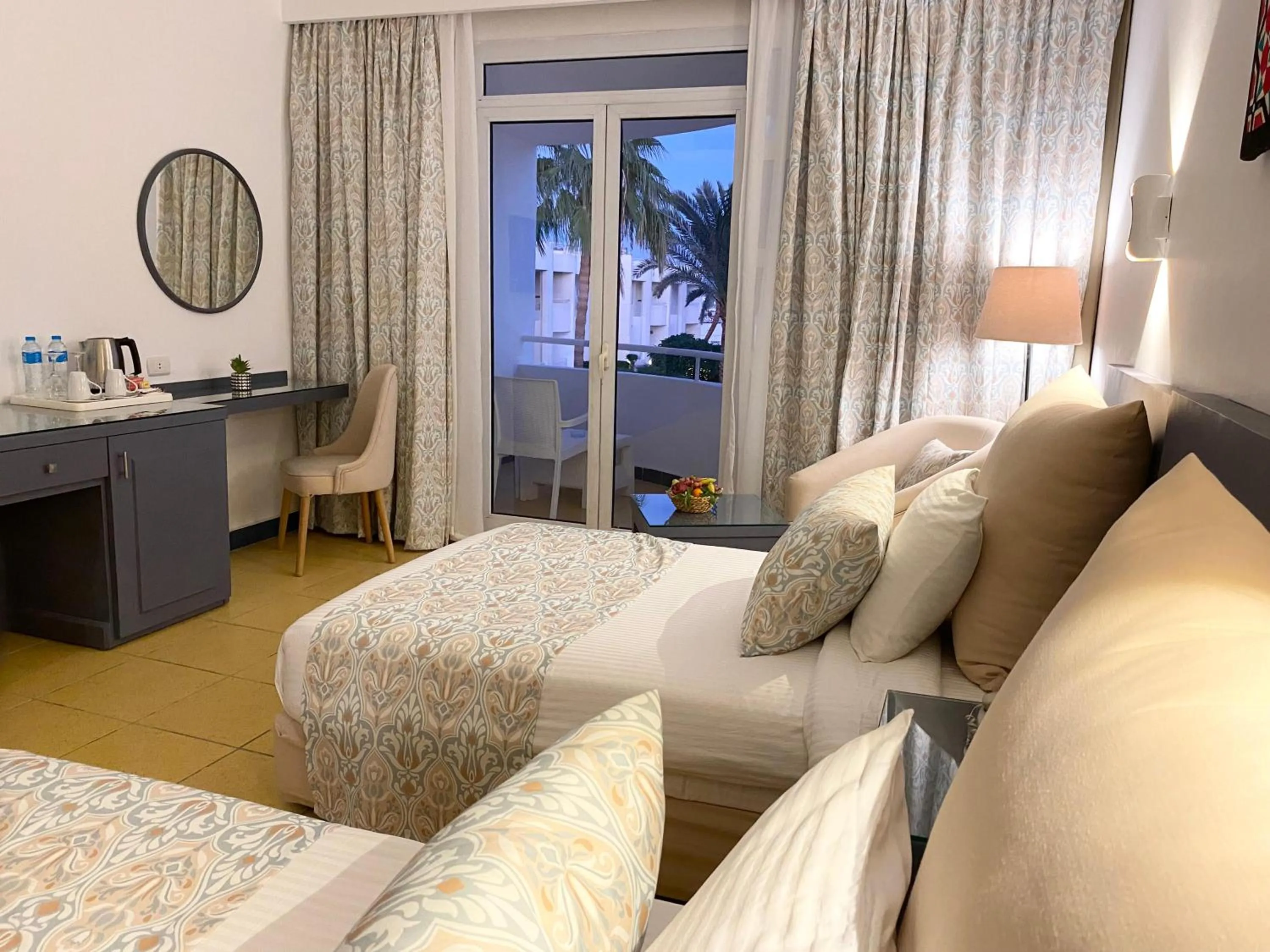 Bed in Sharm Reef Hotel