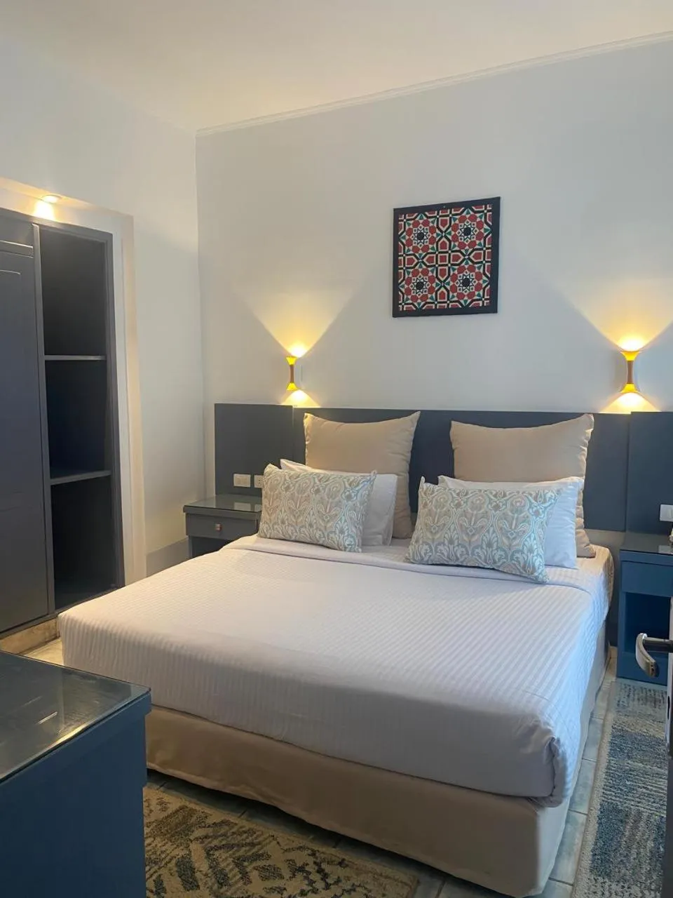 Bed in Sharm Reef Hotel