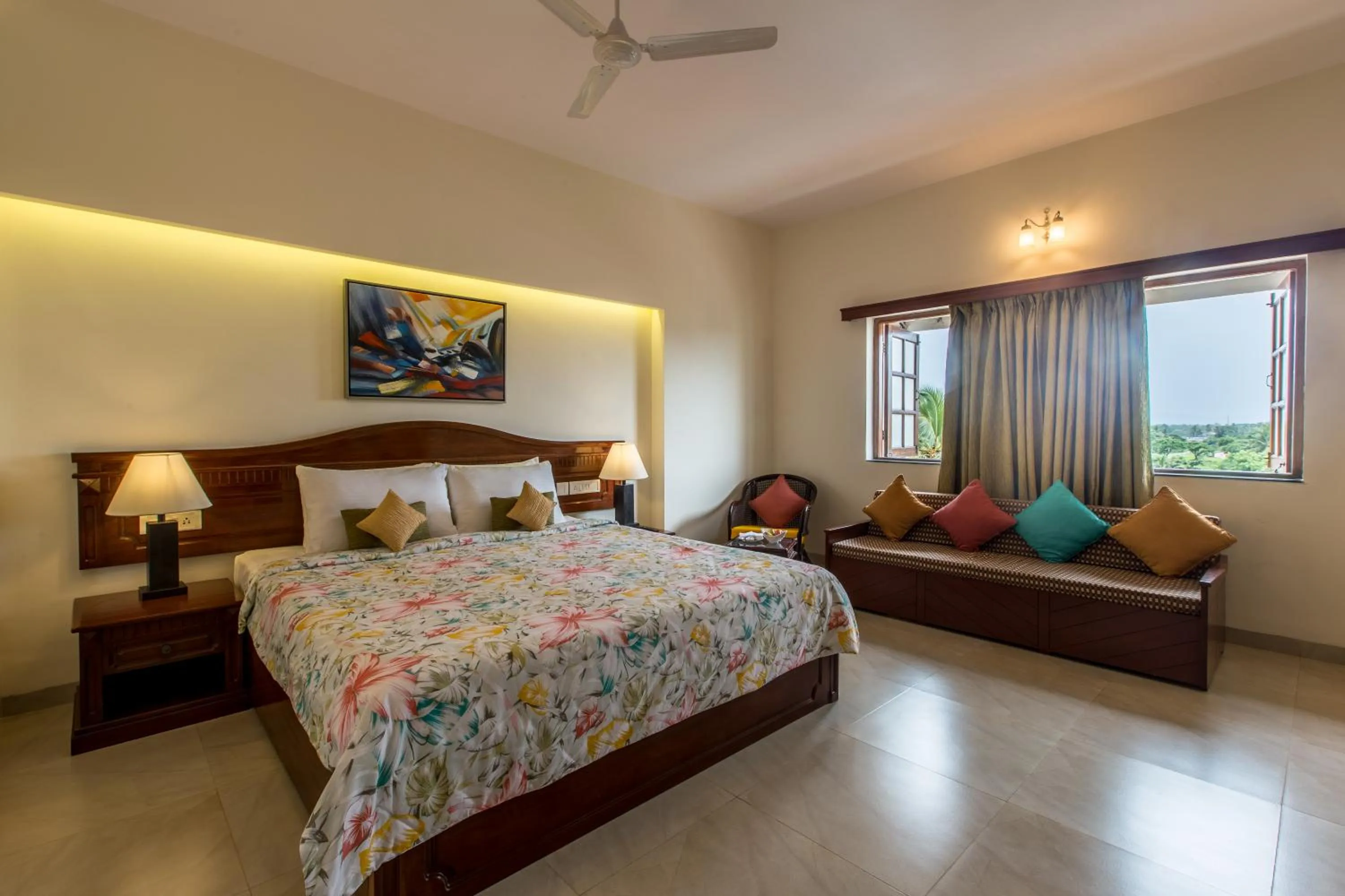 Bedroom, Bed in Viva Hotel Near Madgaon Railway Station