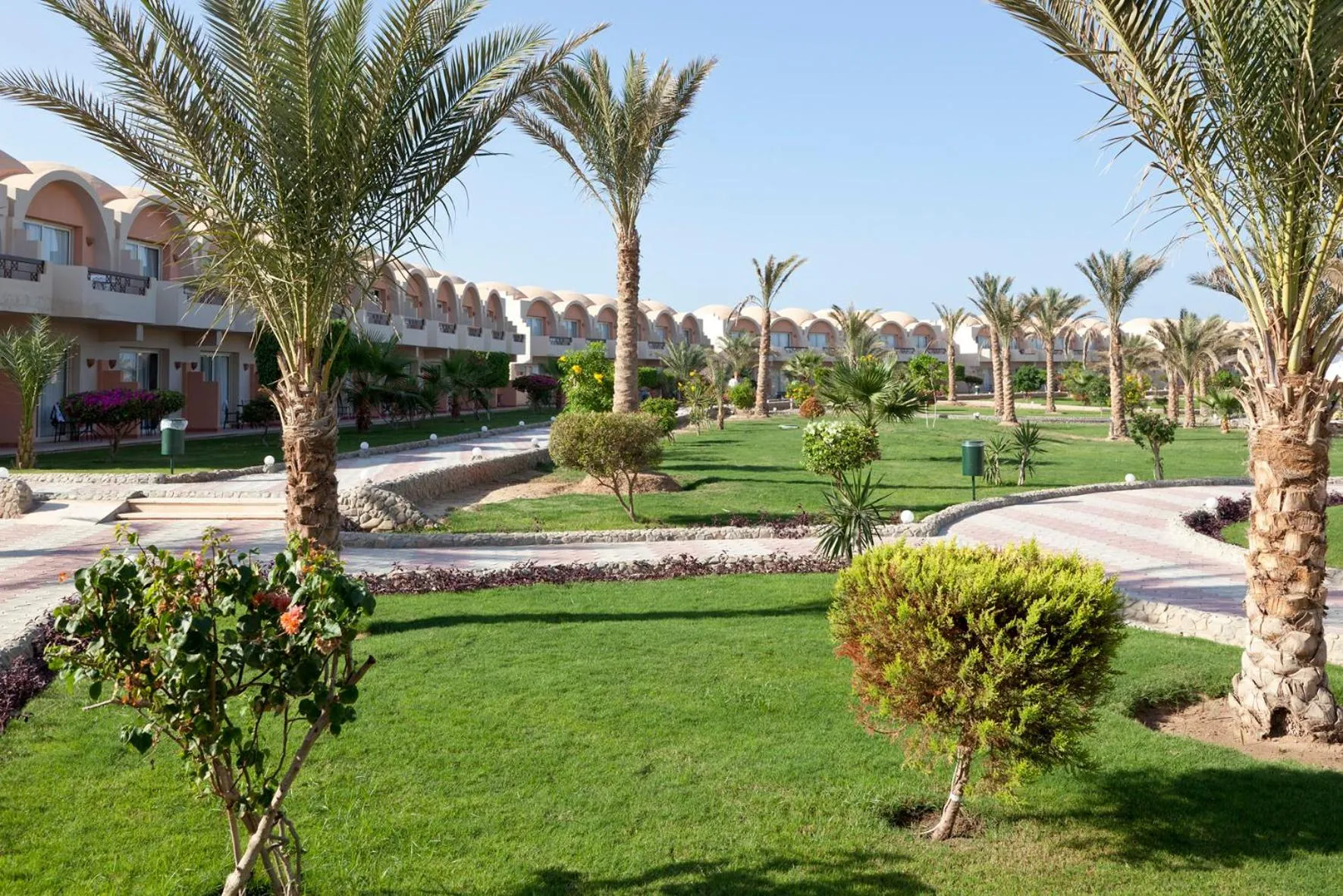 Garden in Three Corners Sea Beach Resort