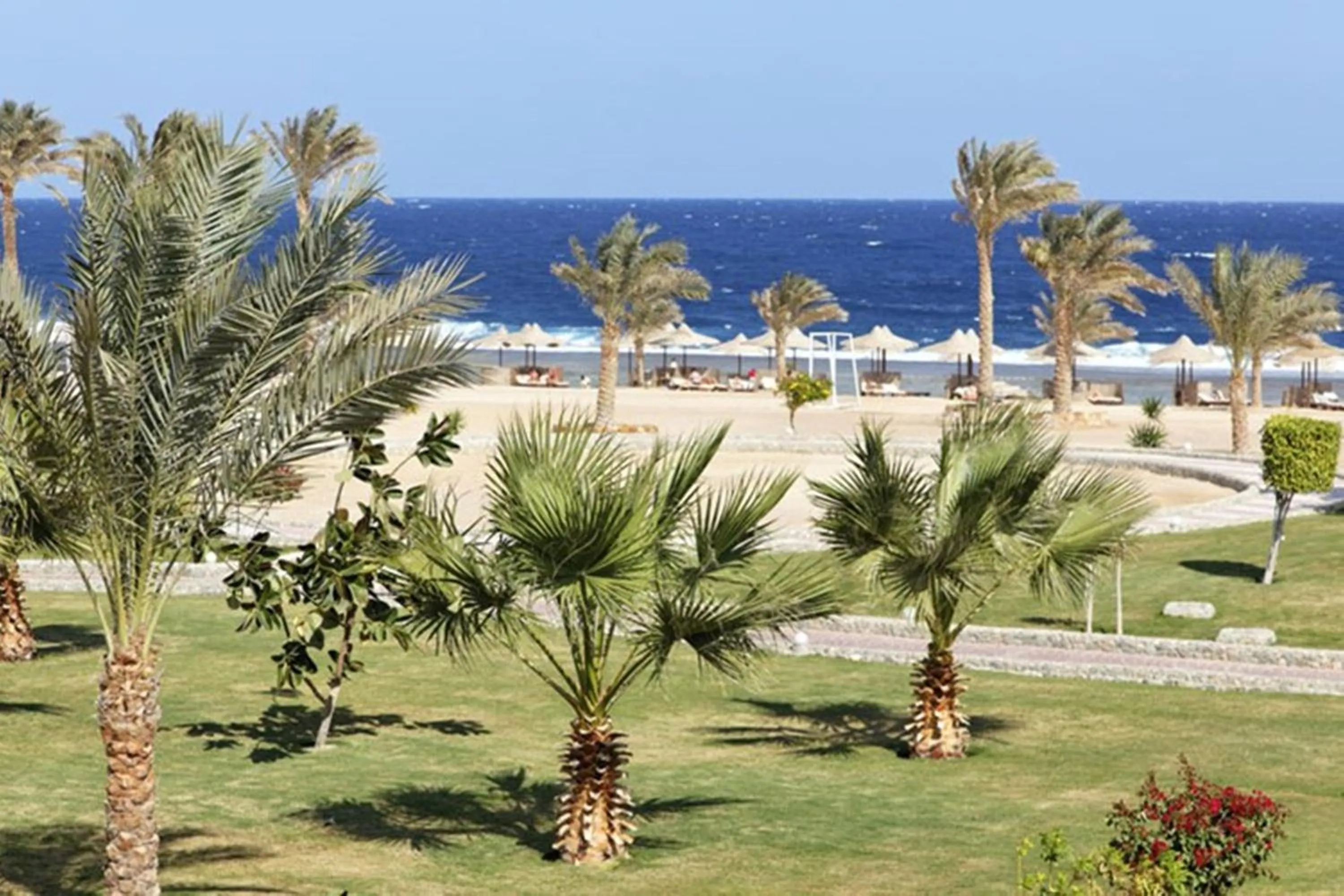 Garden in Three Corners Sea Beach Resort