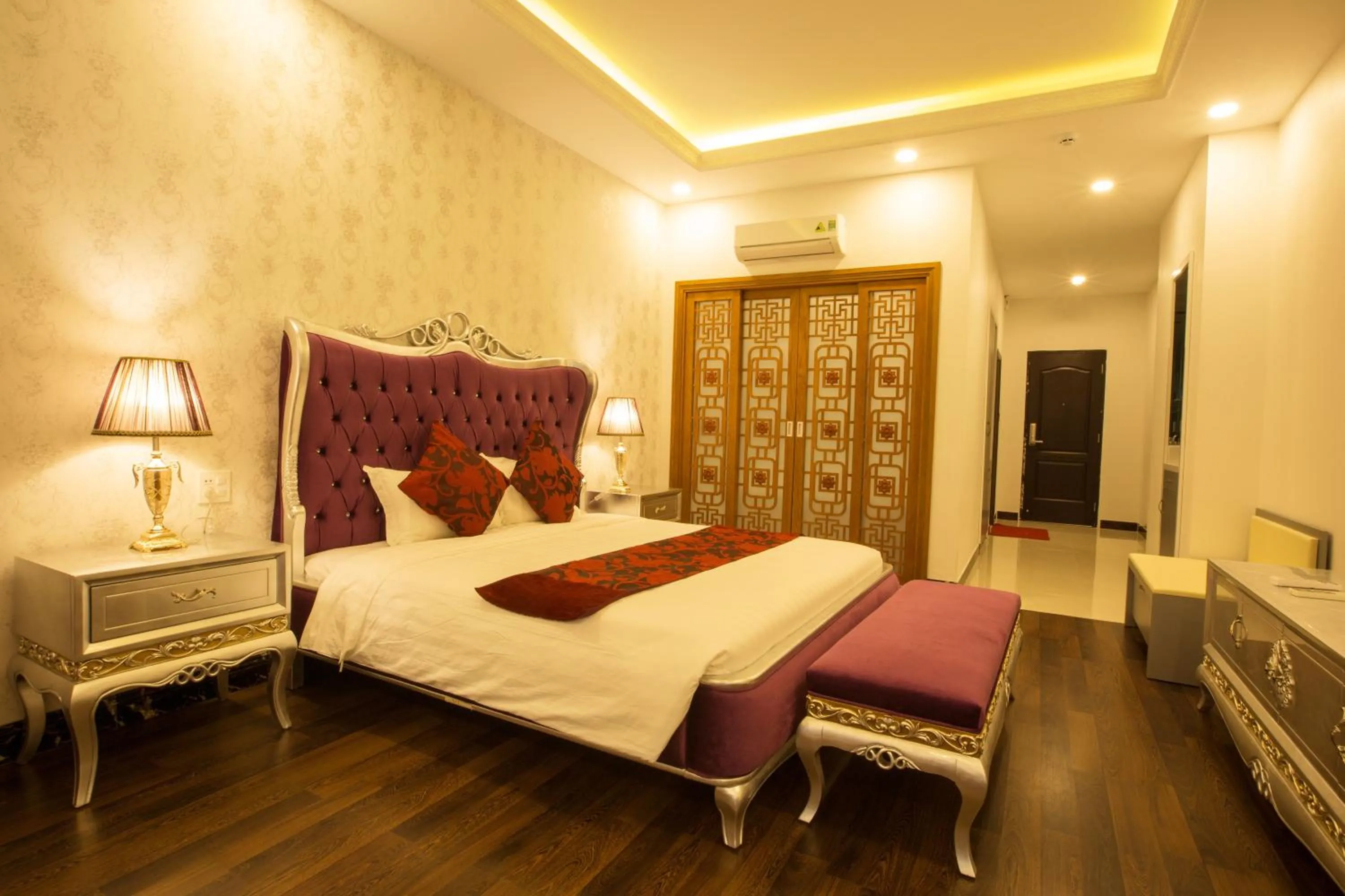 Bed in Anh Nguyet Hotel