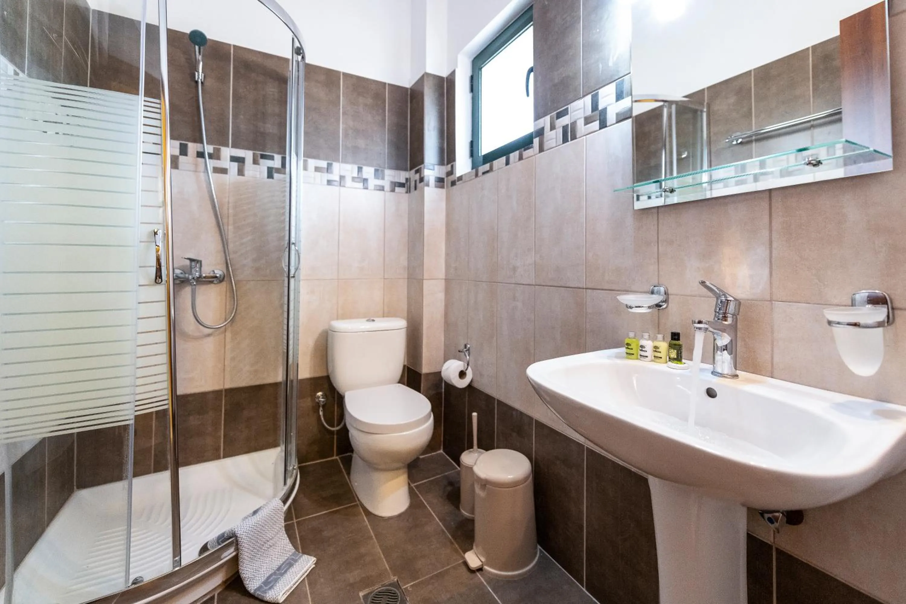 Shower in Summer Sun