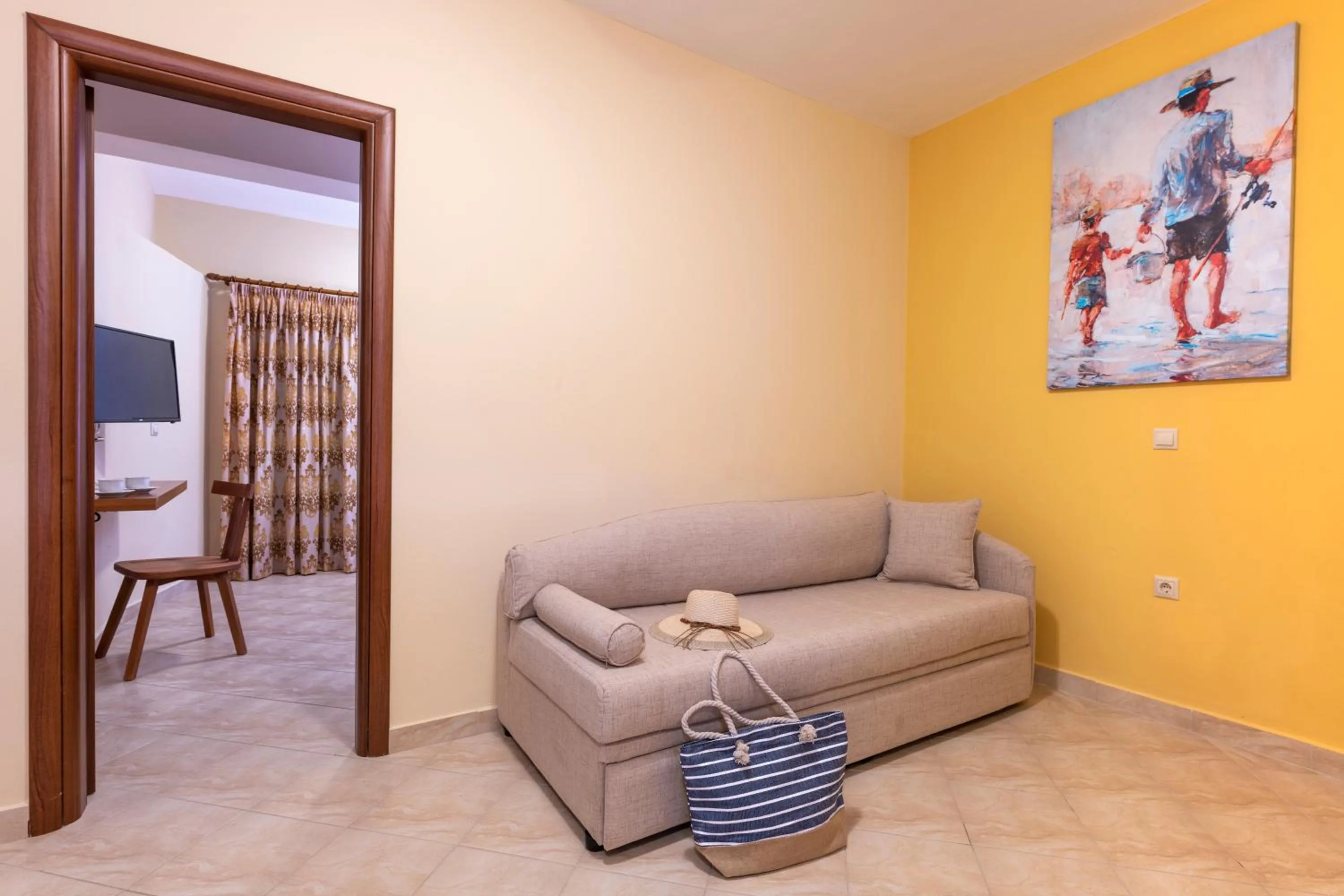 Living room in Summer Sun