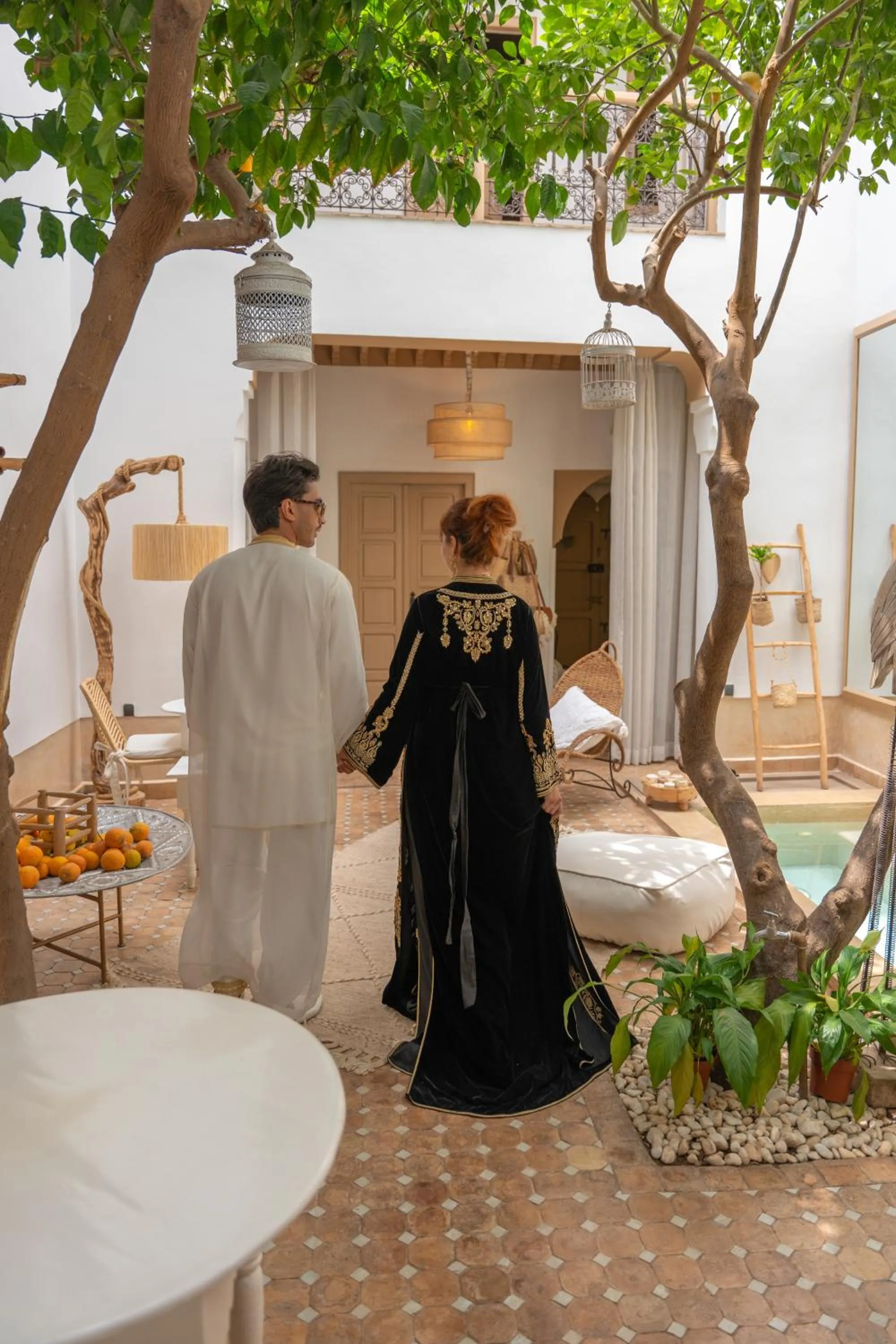 Patio in Riad Les Orangers D'alilia