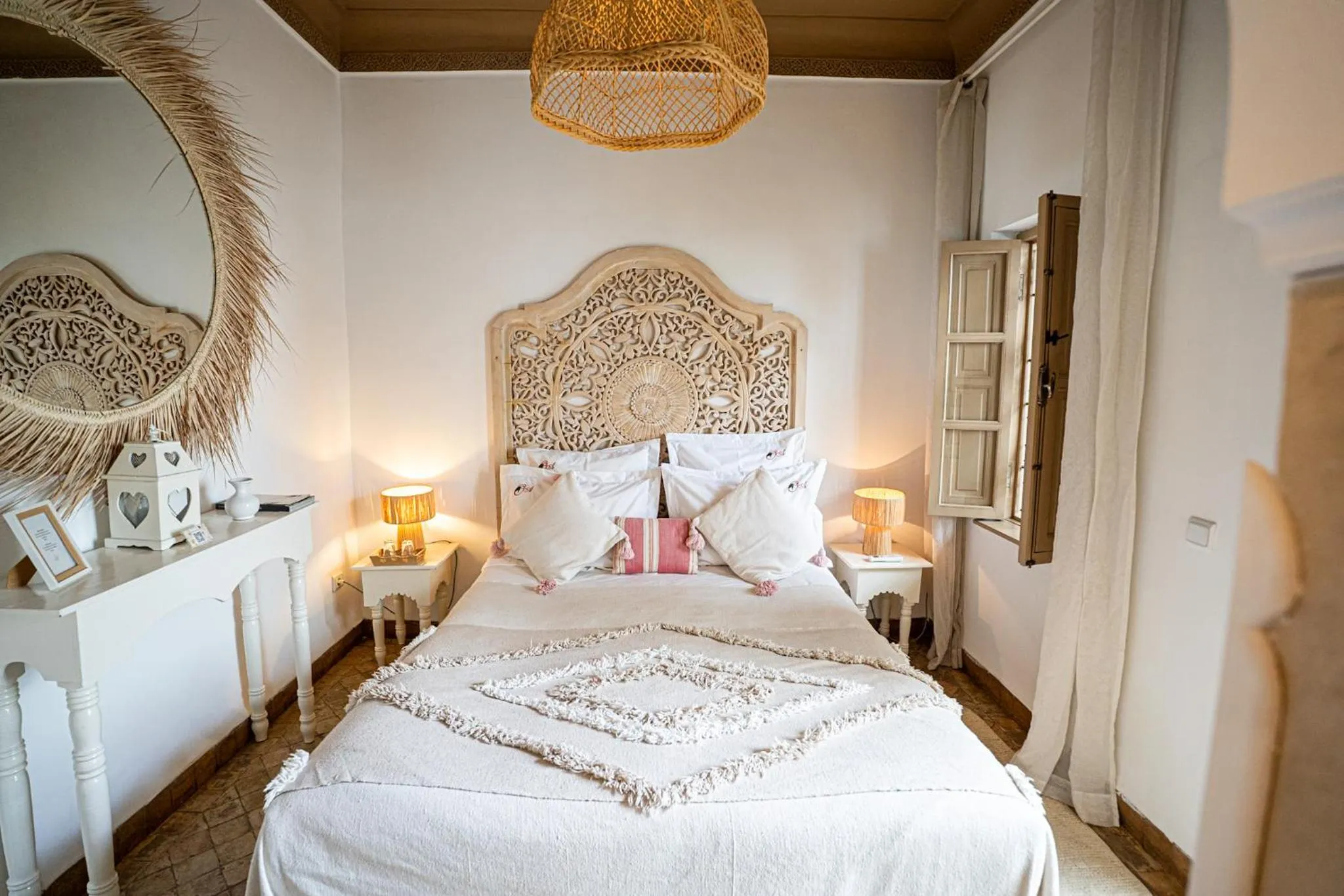 Bedroom, Bed in Riad Les Orangers D'alilia