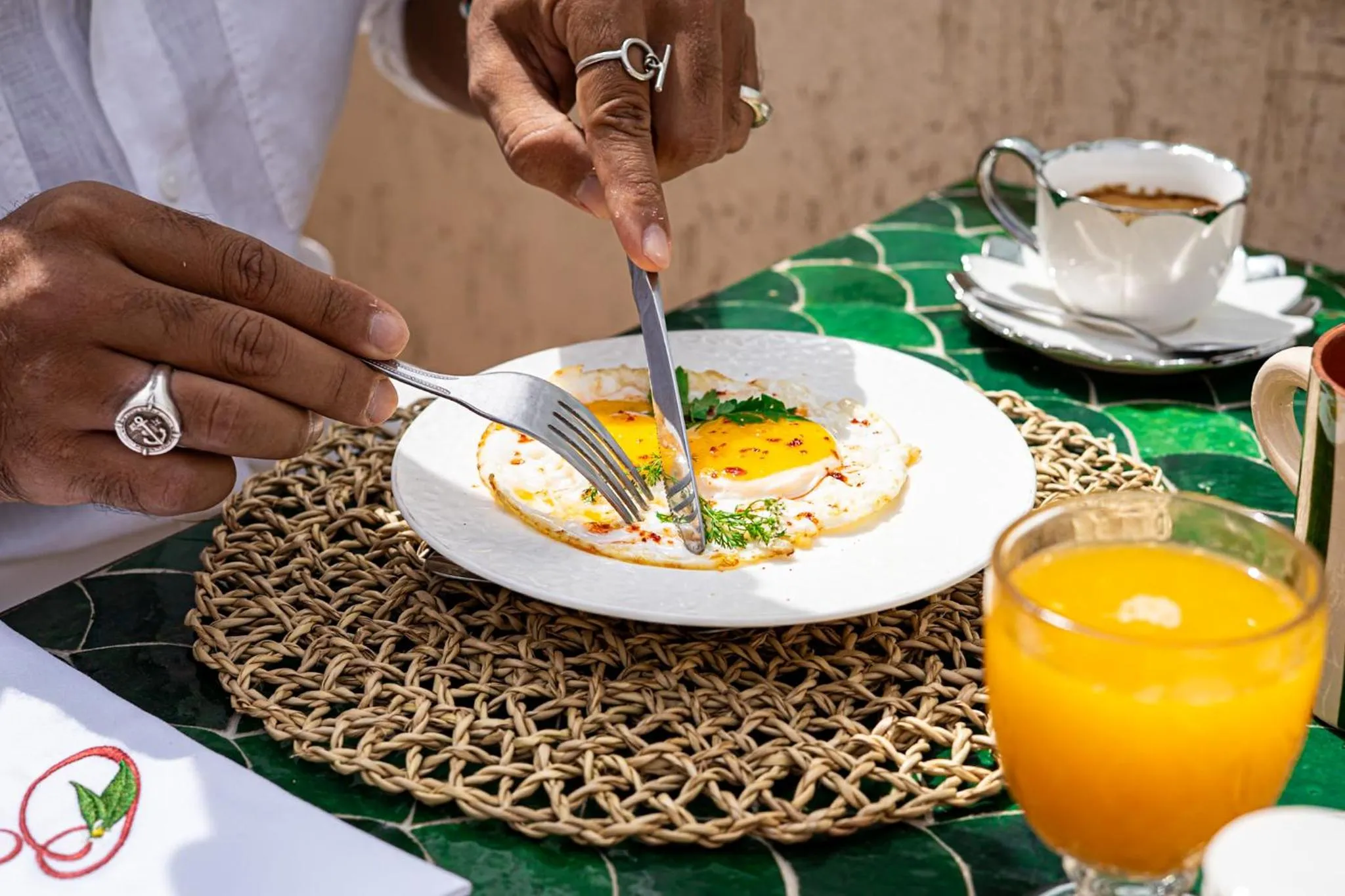 Restaurant/places to eat in Riad Les Orangers D'alilia