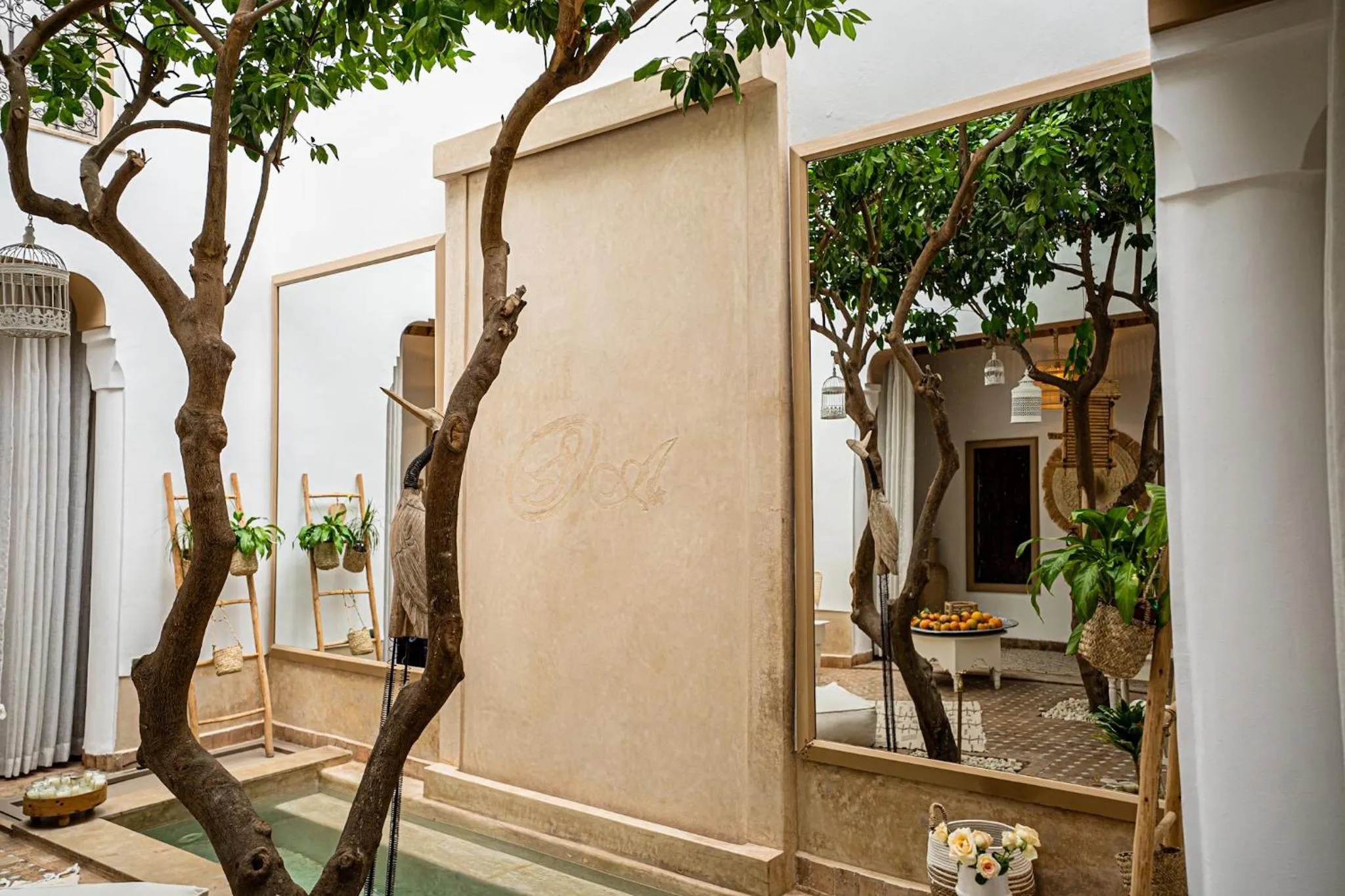 Patio in Riad Les Orangers D'alilia