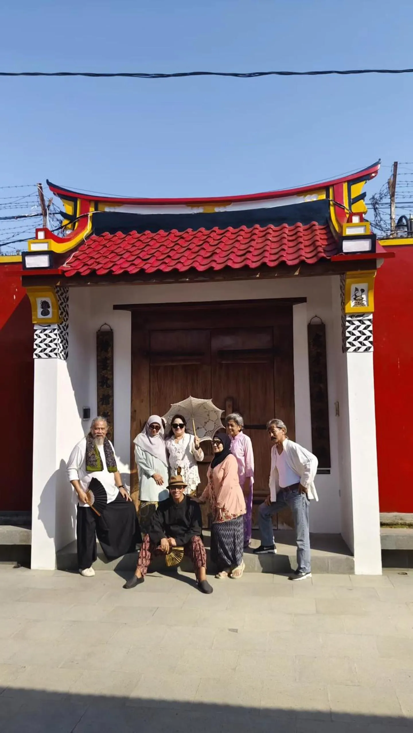 group of guests in Tiongkok Kecil Heritage Lasem