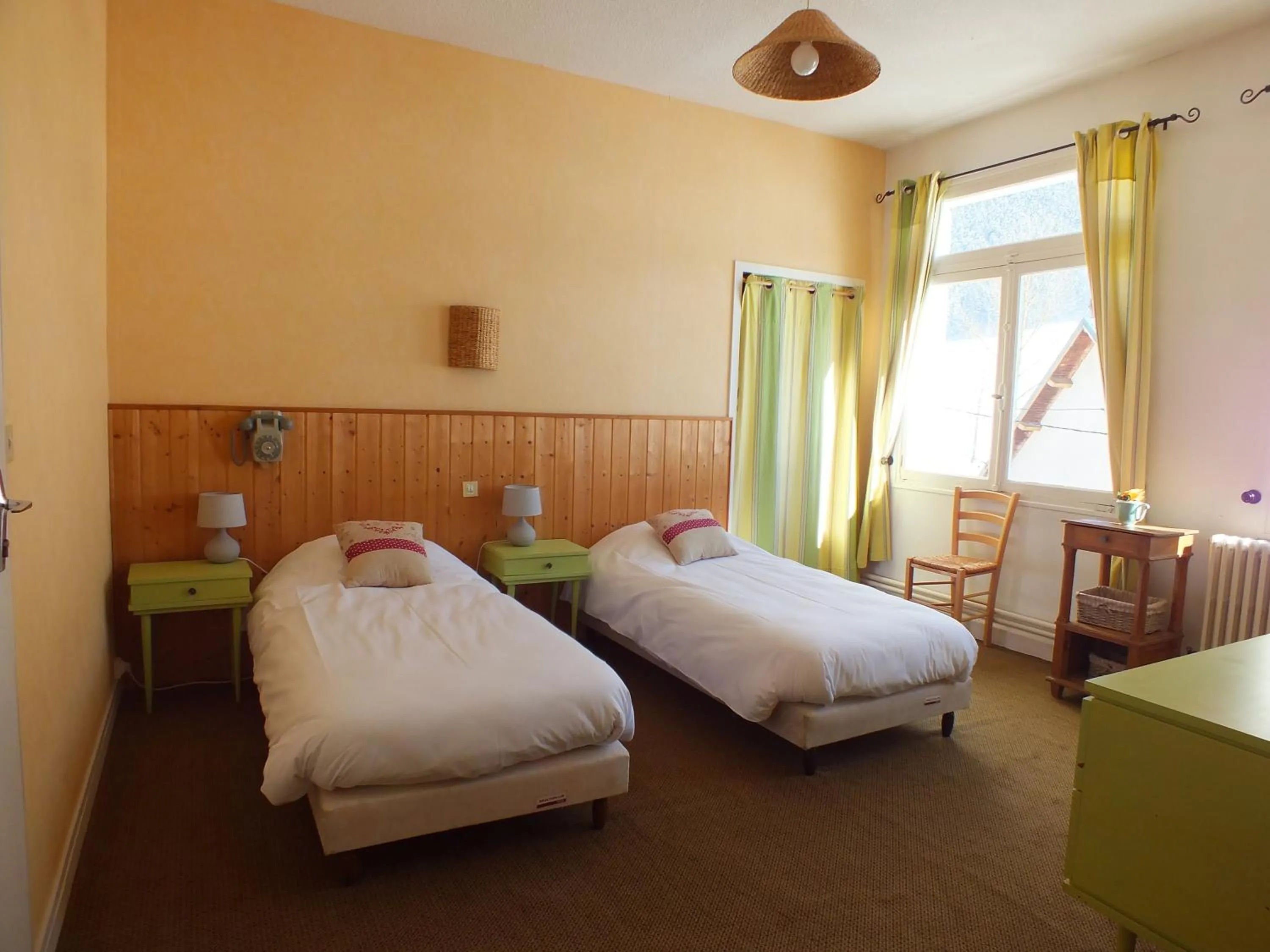 Bed in Hotel La Prairie