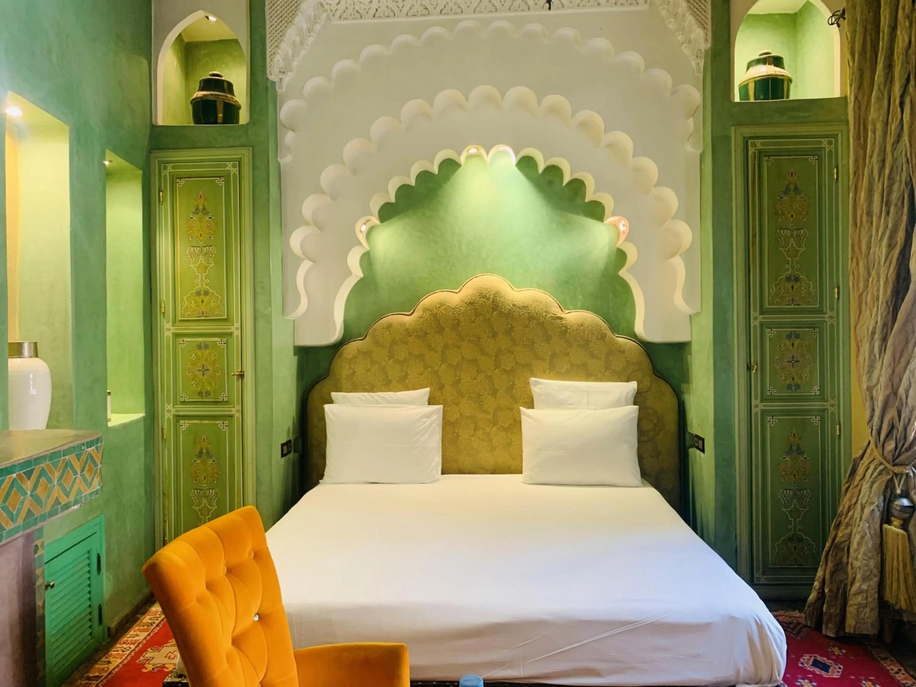 Bed in Riad Moullaoud
