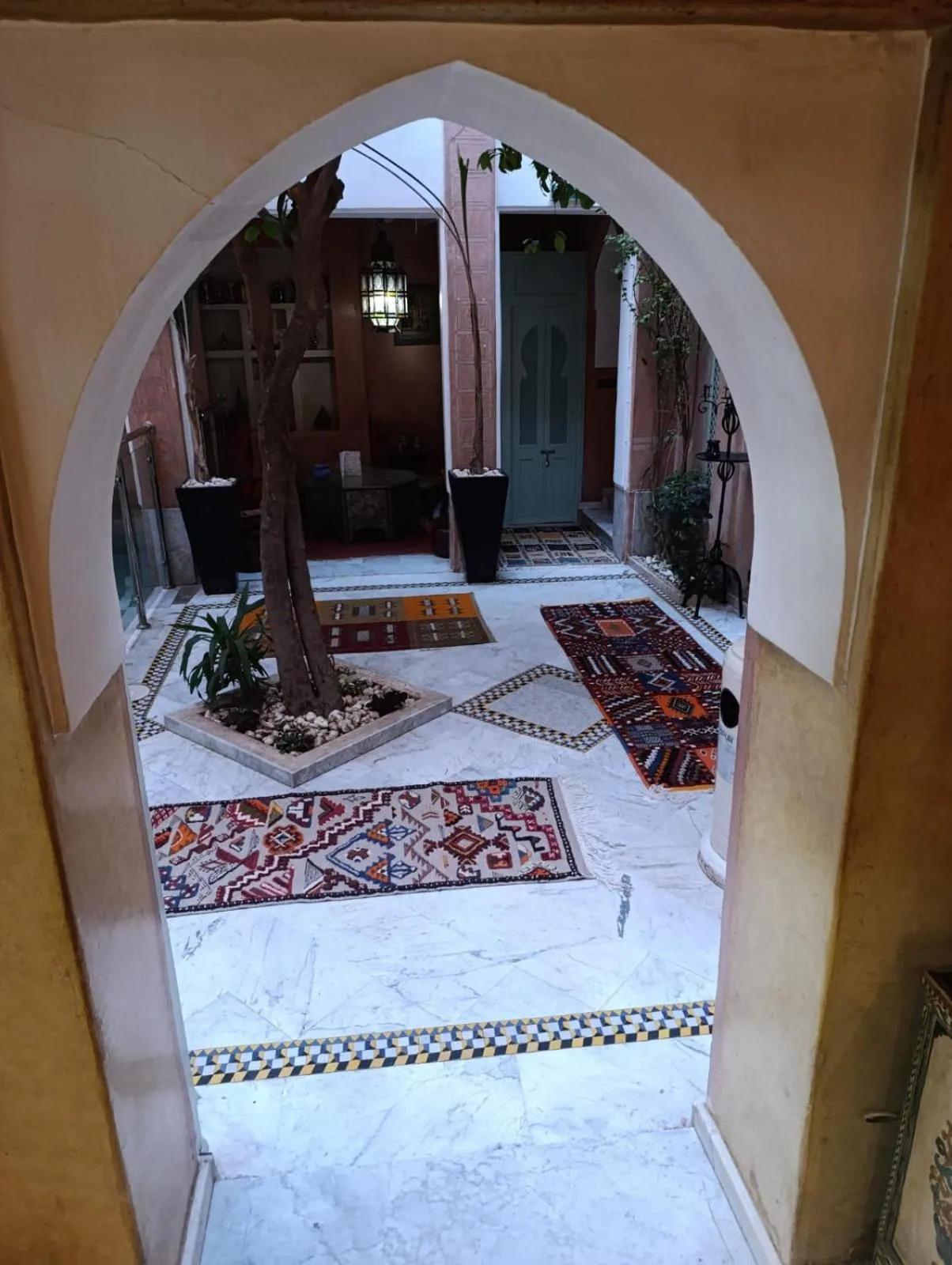 Living room in Riad Moullaoud