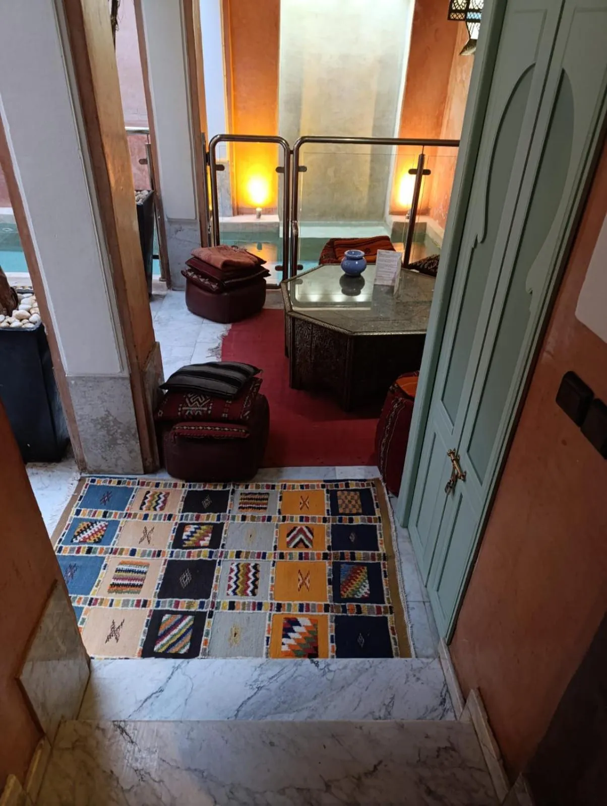 Living room in Riad Moullaoud