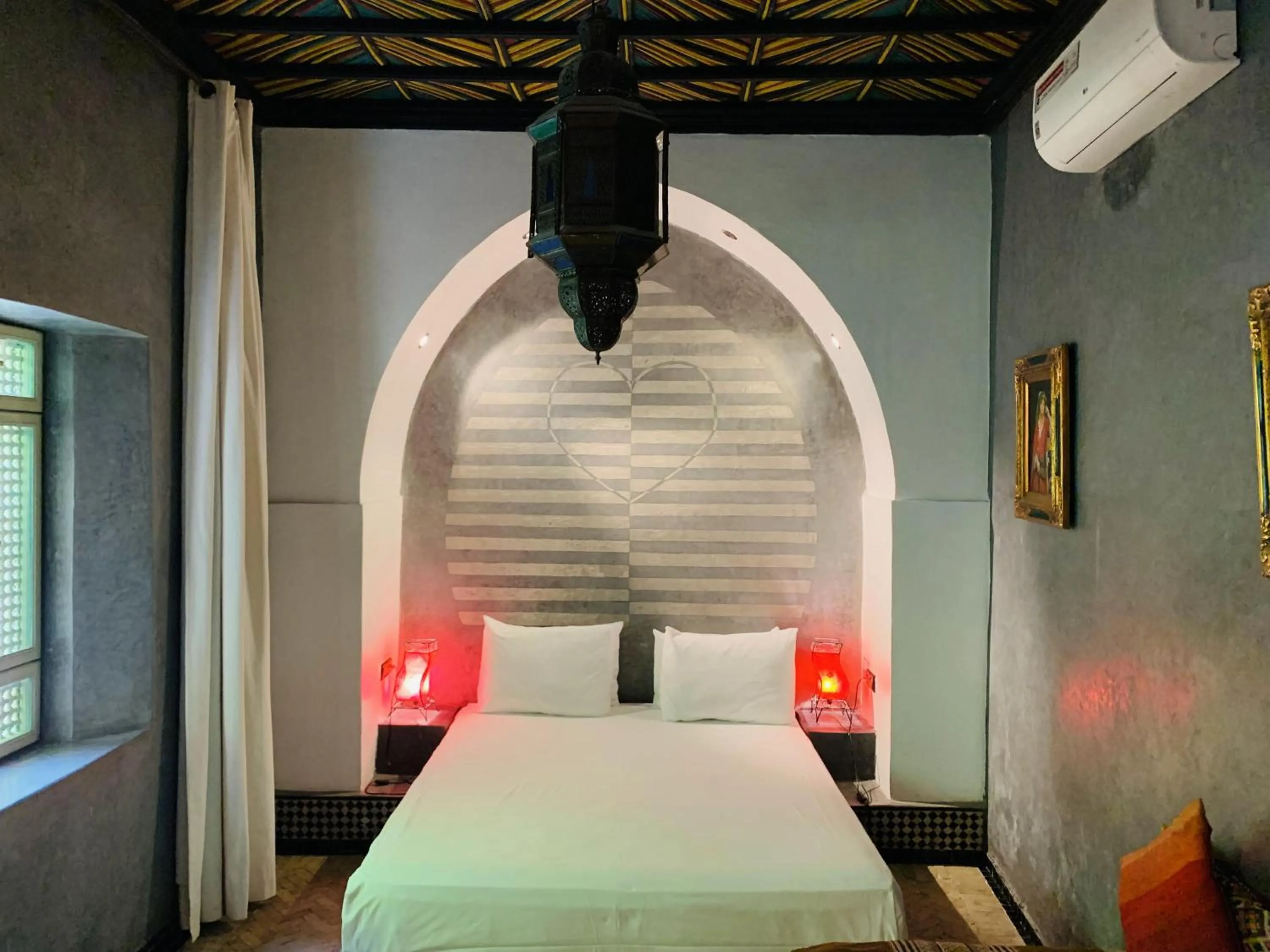 Bed in Riad Moullaoud