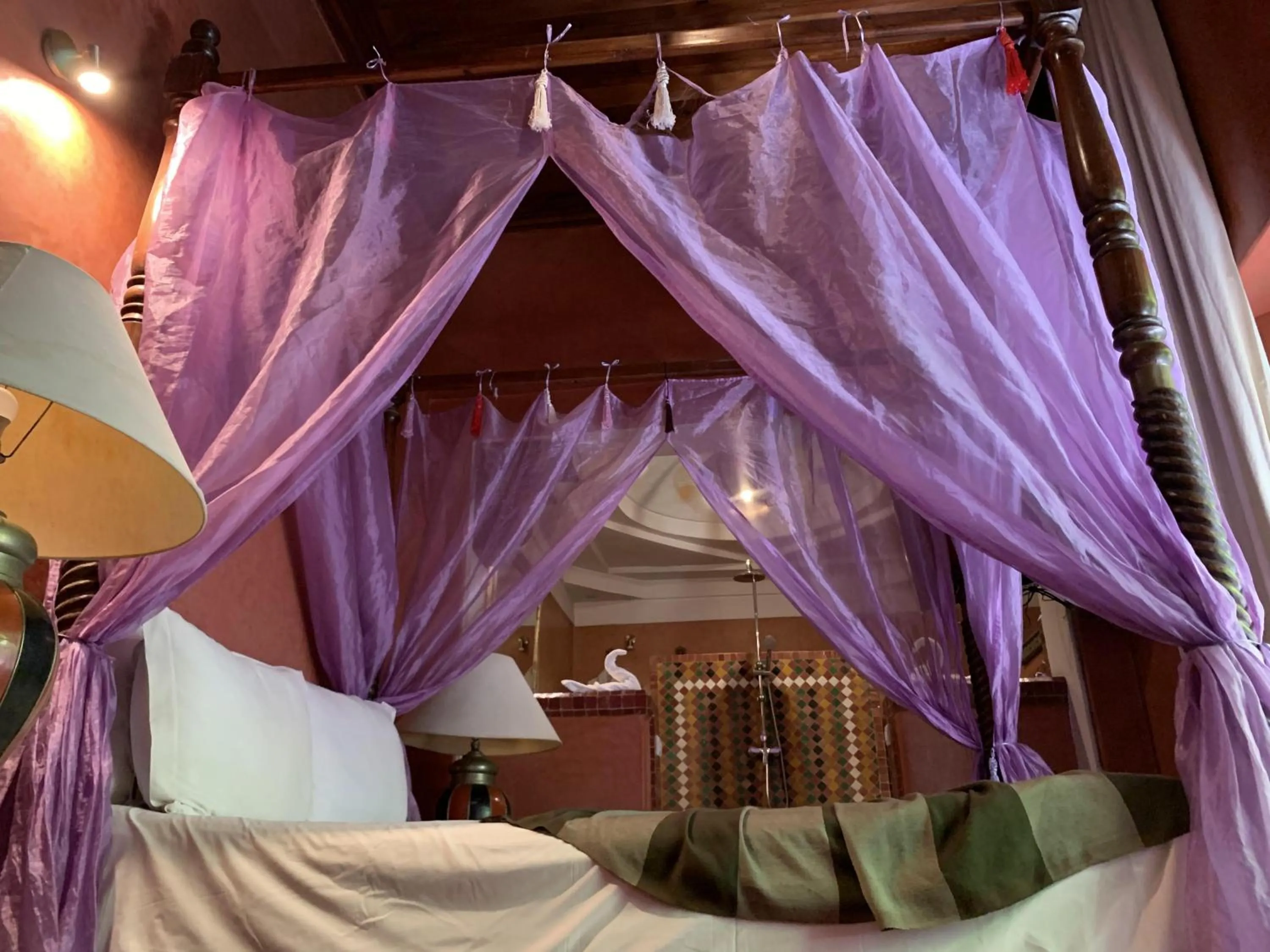 Bed in Riad Moullaoud