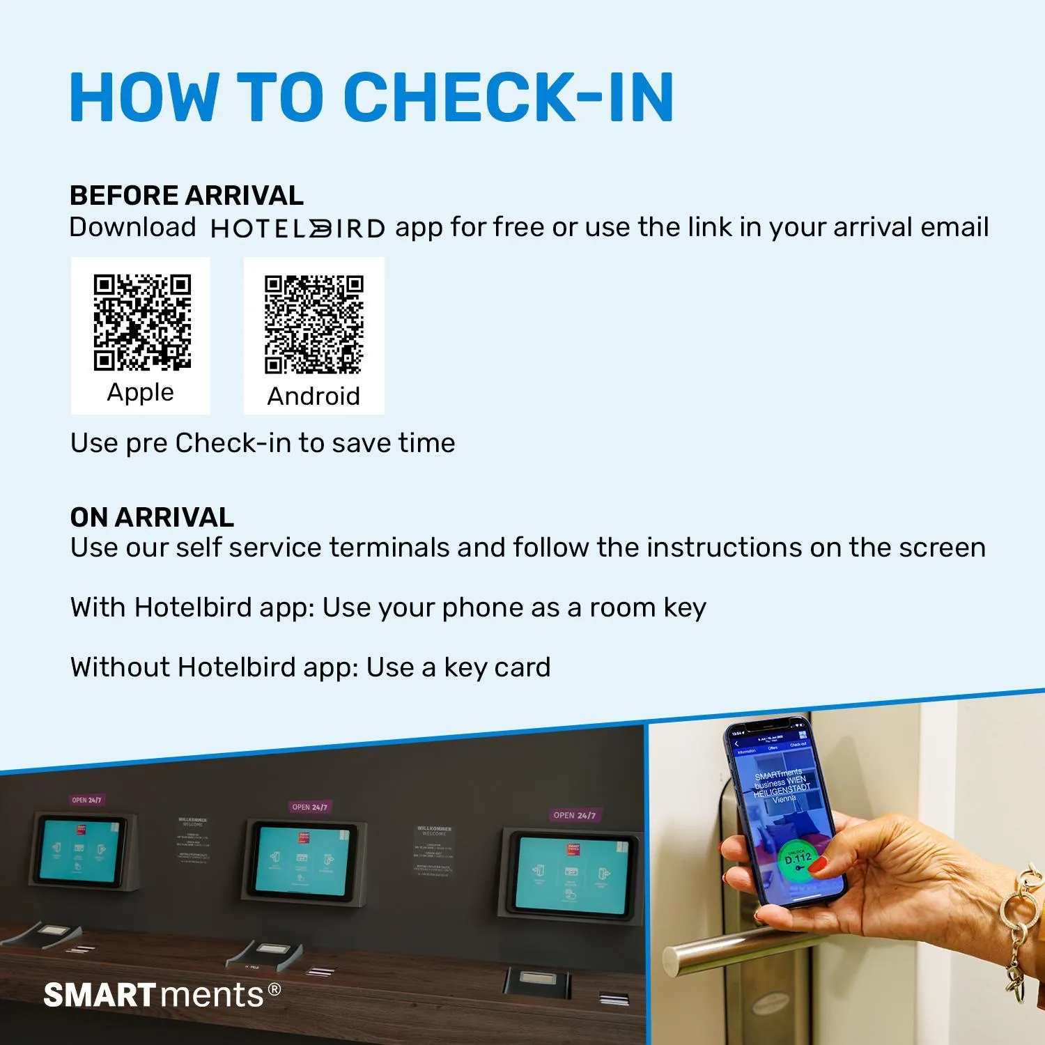 Text overlay in smartments Berlin Karlshorst