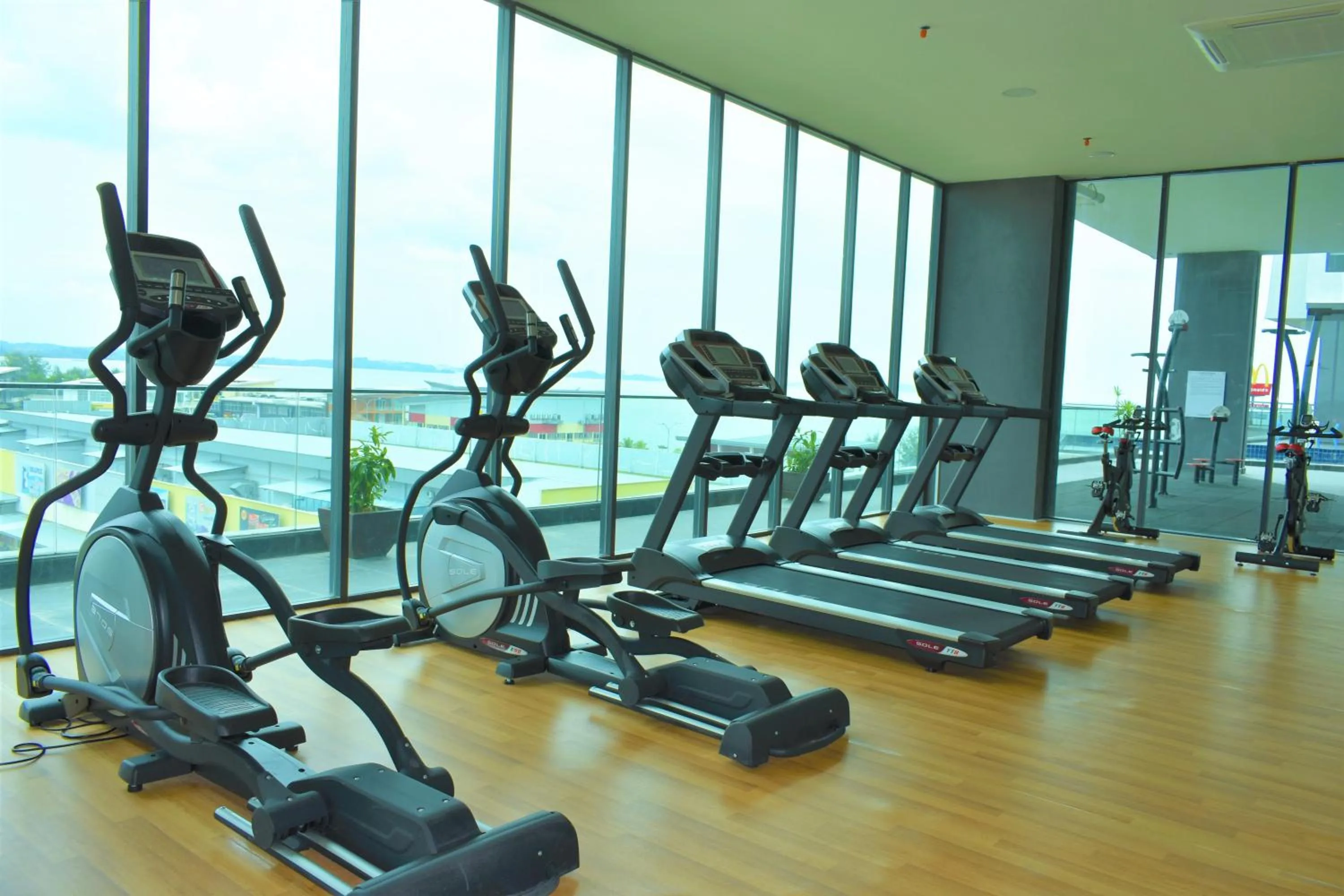 Fitness centre/facilities in D'Wharf Hotel & Serviced Residence