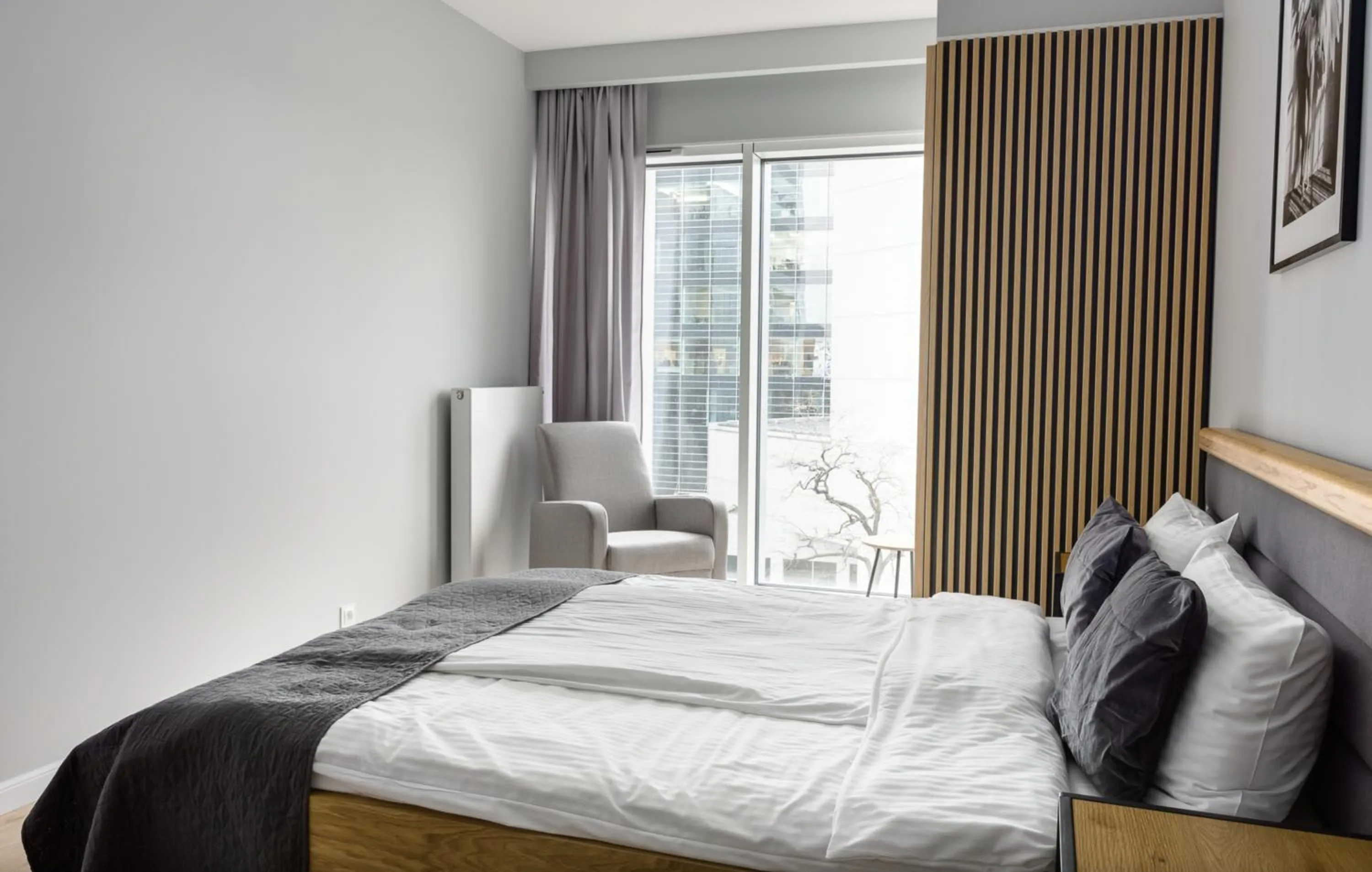 Bed in Poznań Apartments Towarowa