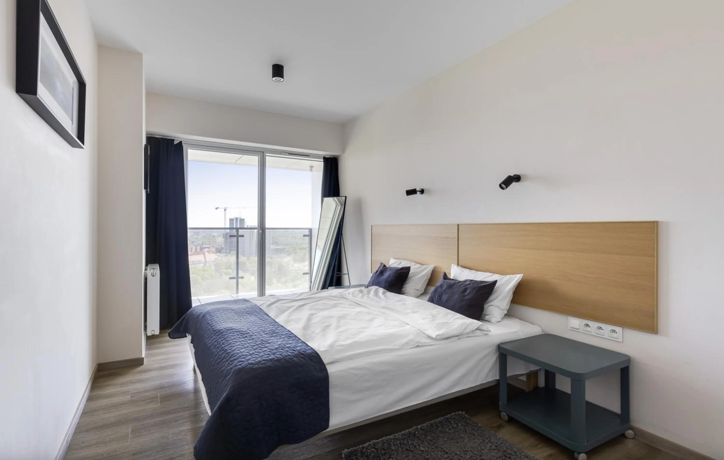 Bed in Poznań Apartments Towarowa